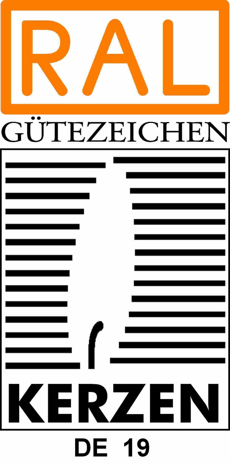 Stumpenkerze 8x5cm Farbe Weiß von Erich Kopschitz