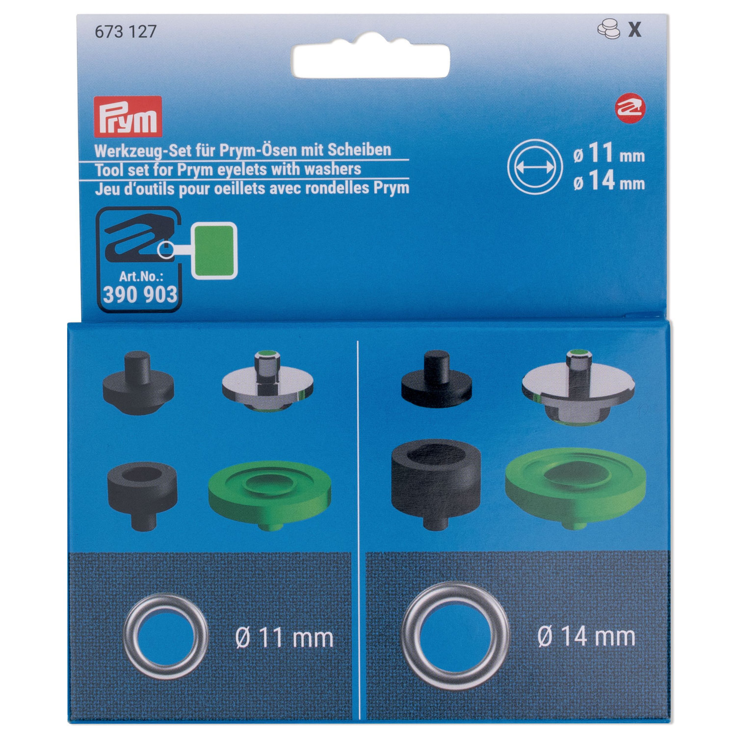 Werkzeugset Ösen 11&14mm von Prym Consumer Europe 