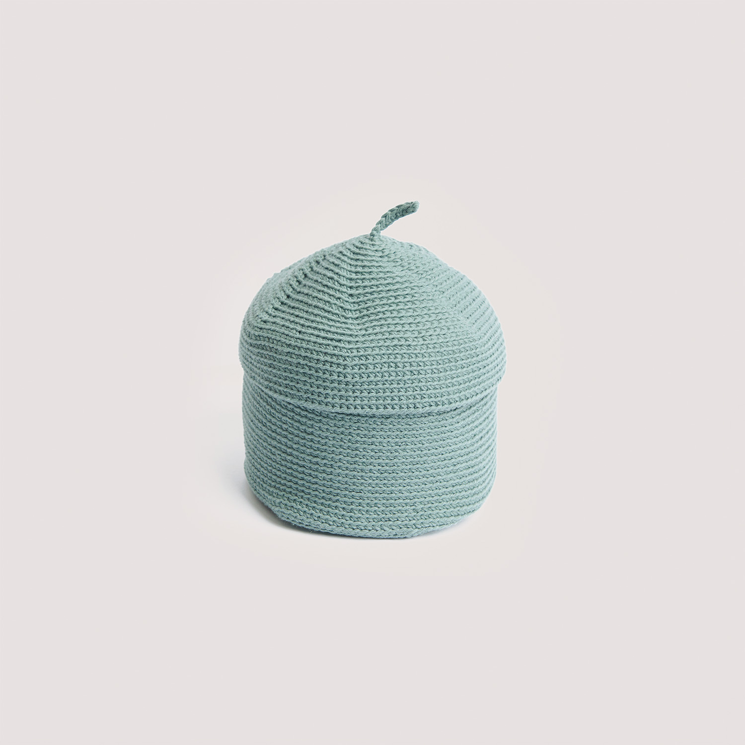 Häkelanleitung Korb mit Deckel aus Essentials Organic Cotton aran von Rico Design