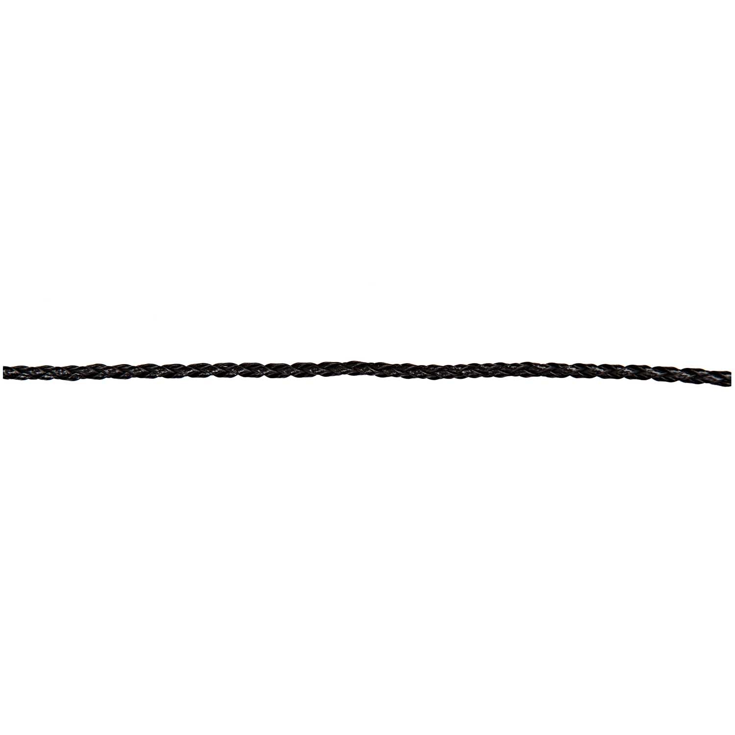 Kordel geflochten schwarz 3mm 1m von Rico Design