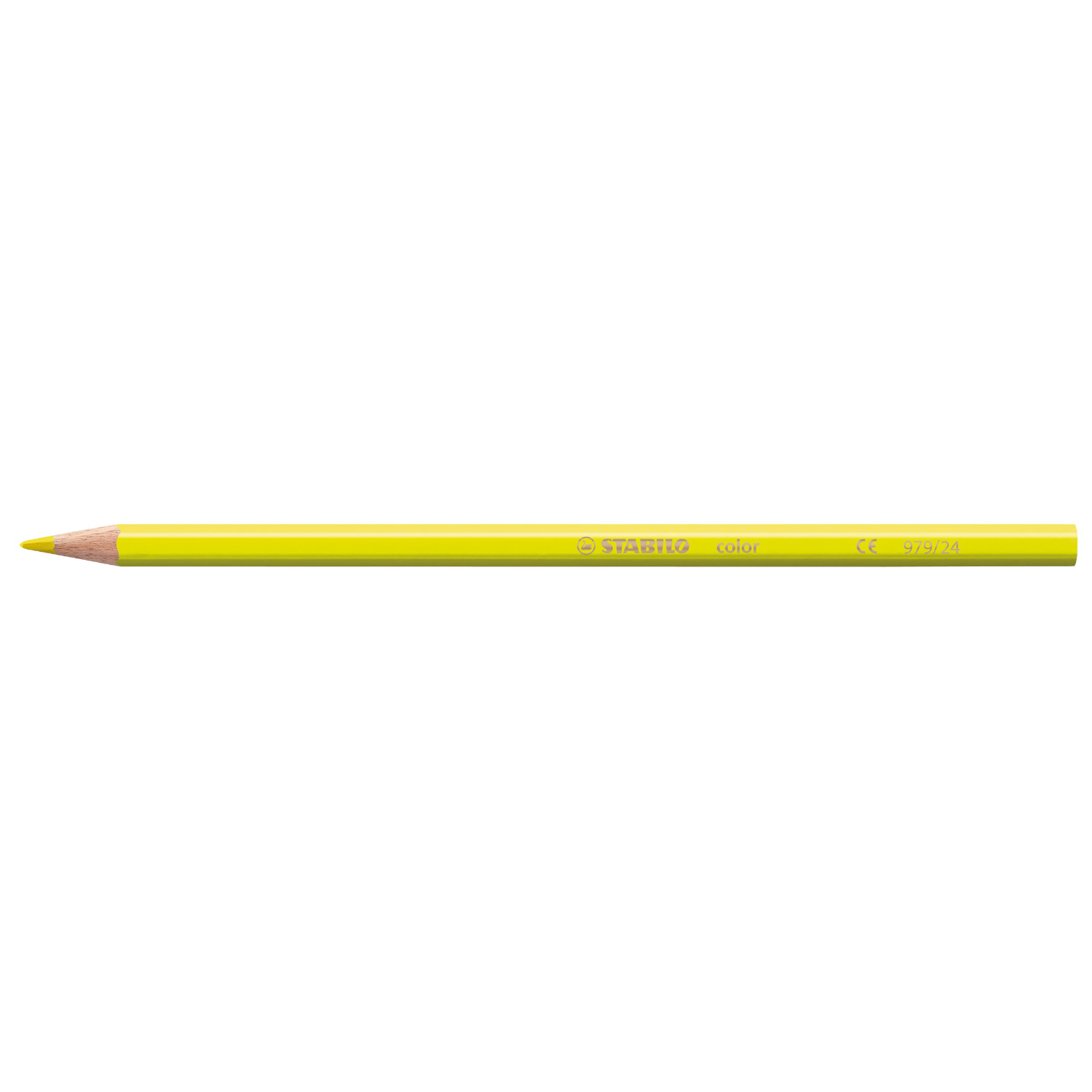 STABILO color Buntstifte, gelber Stift, ideal für kreative Projekte, 12 Stück Set.