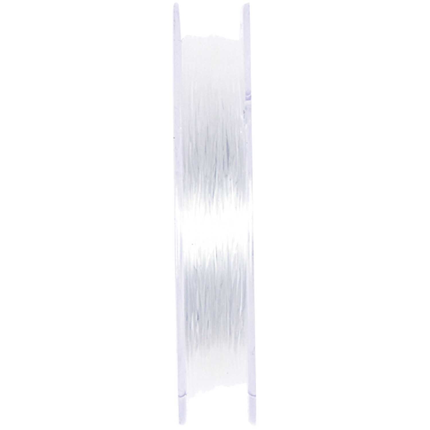 Nylonfaden transparent 0,3mm 50m von Rico Design auf einer Spule, ideal für Bastelprojekte.
