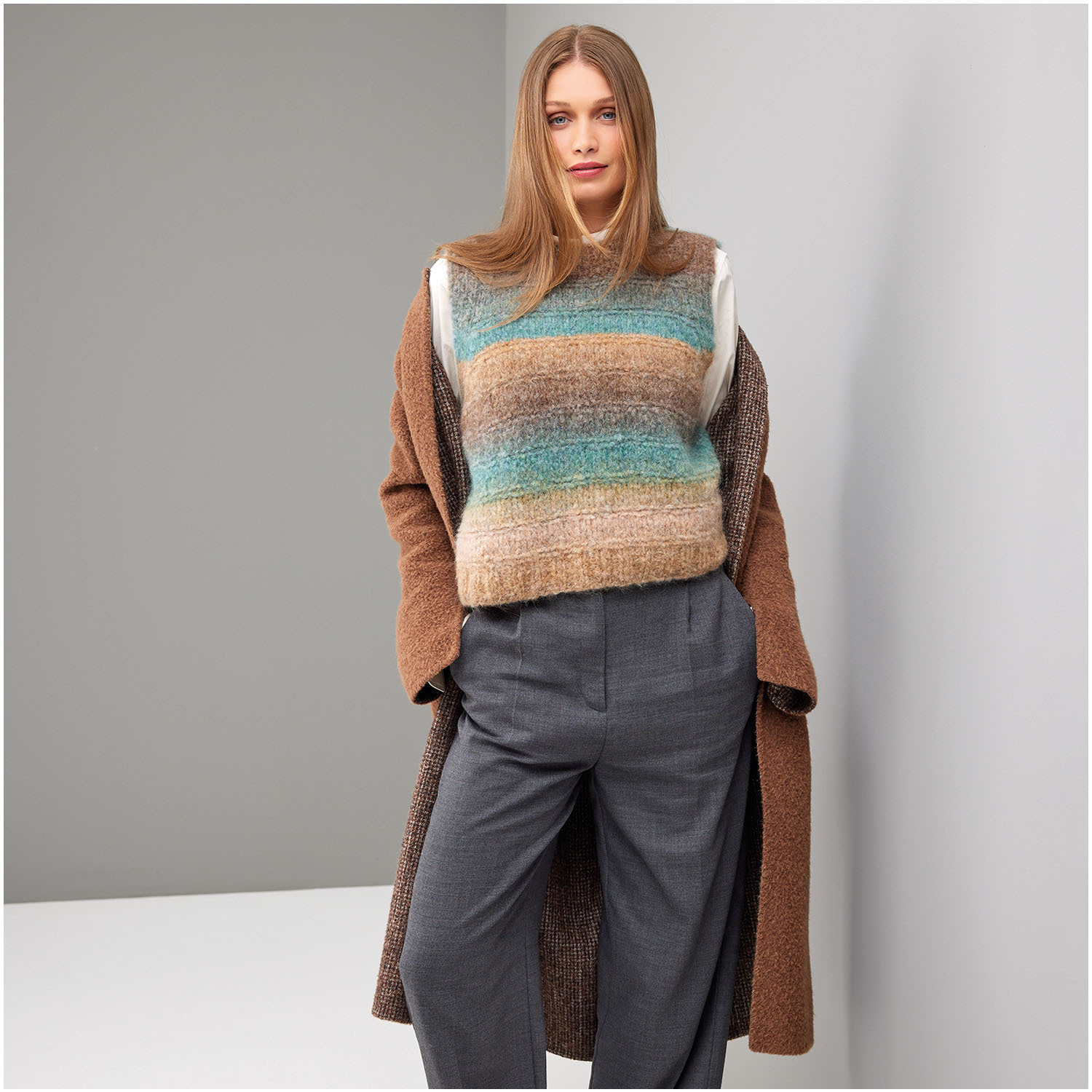 Strickset Pullunder Modell 09 aus Die Neue Masche Nr. 8 von idee. Creativmarkt