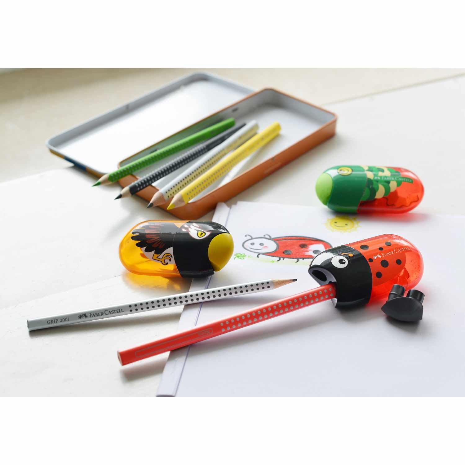 Jumbo GRIP Bleistift Stärke B von Faber-Castell 