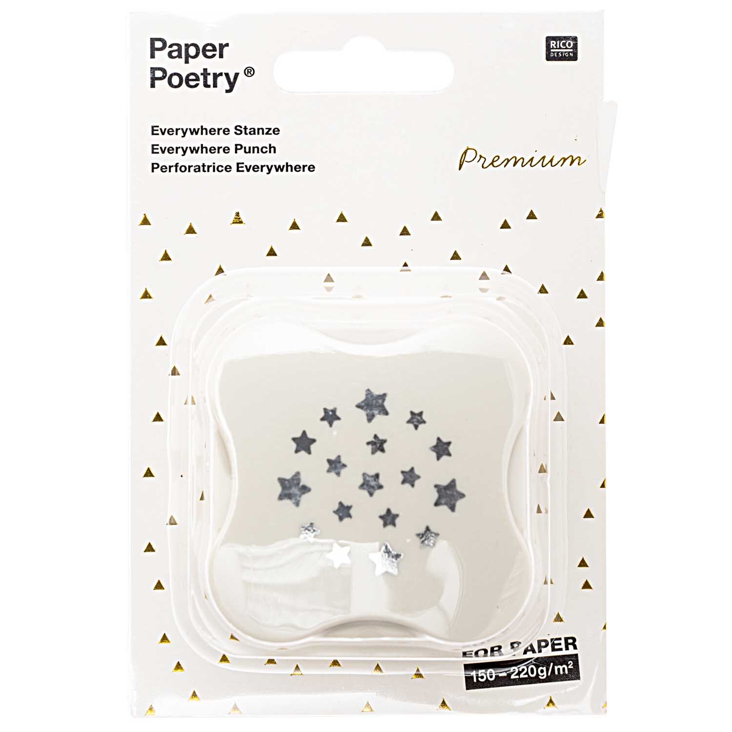 Paper Poetry Everywhere Stanzer Sterne 3,8cm von Rico Design