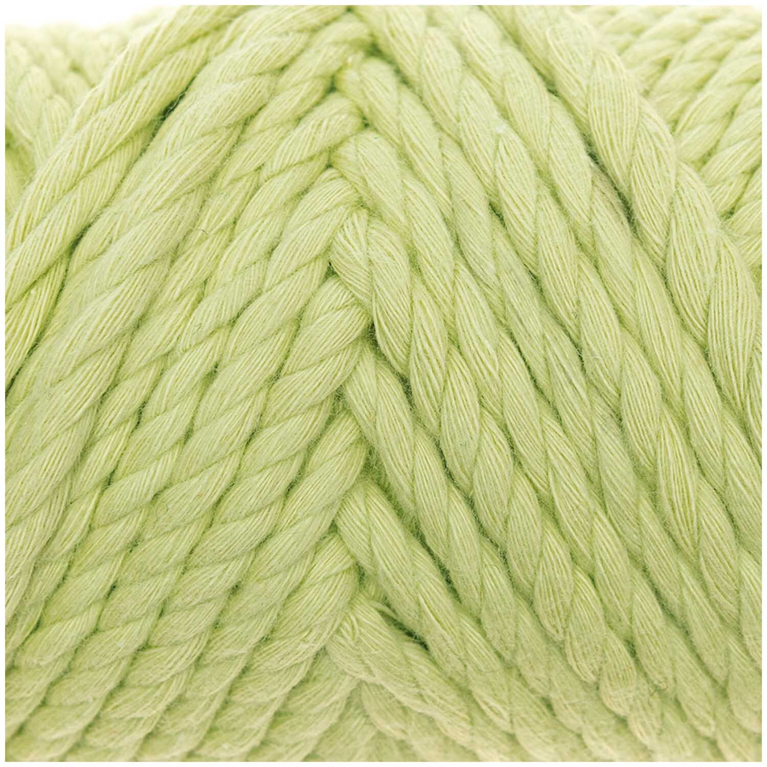 Creative Cotton Cord Makramee-Garn in Pastellgrün von Rico Design, 130g, 25m. Ideal für DIY-Projekte.