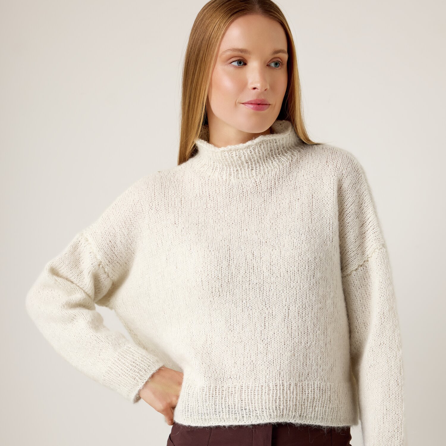 Strickset Pullover Modell 02 aus Die Neue Masche No. 13 von idee. Creativmarkt