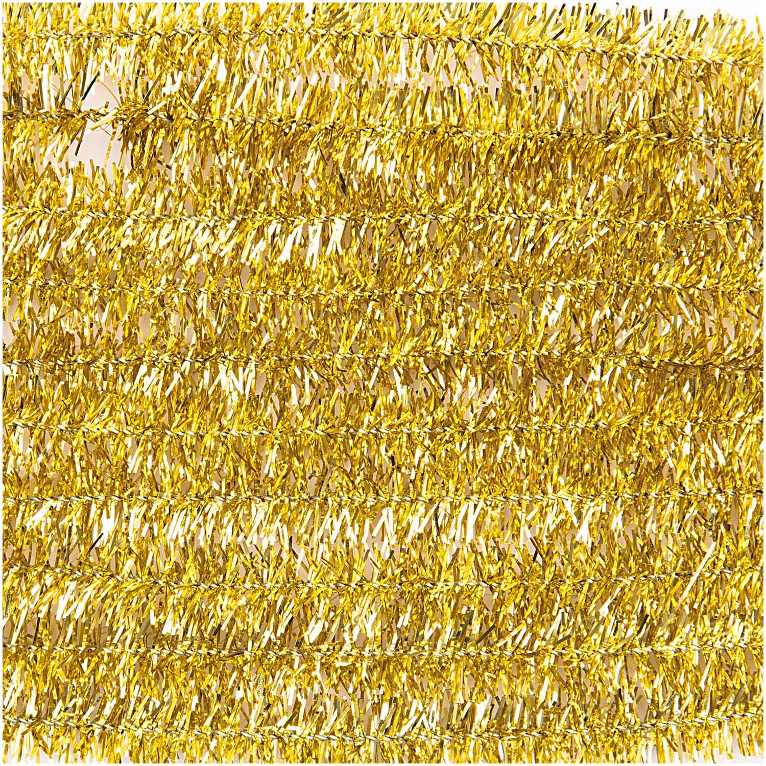 Chenilledraht 50cm 10 Stück von Rico Design in funkelndem Gold. Ideal für kreative Bastelprojekte.