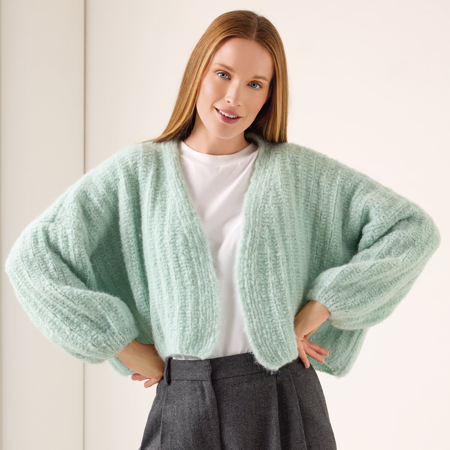 Strickset Jacke Modell 23 aus Die Neue Masche No. 13 von idee. Creativmarkt
