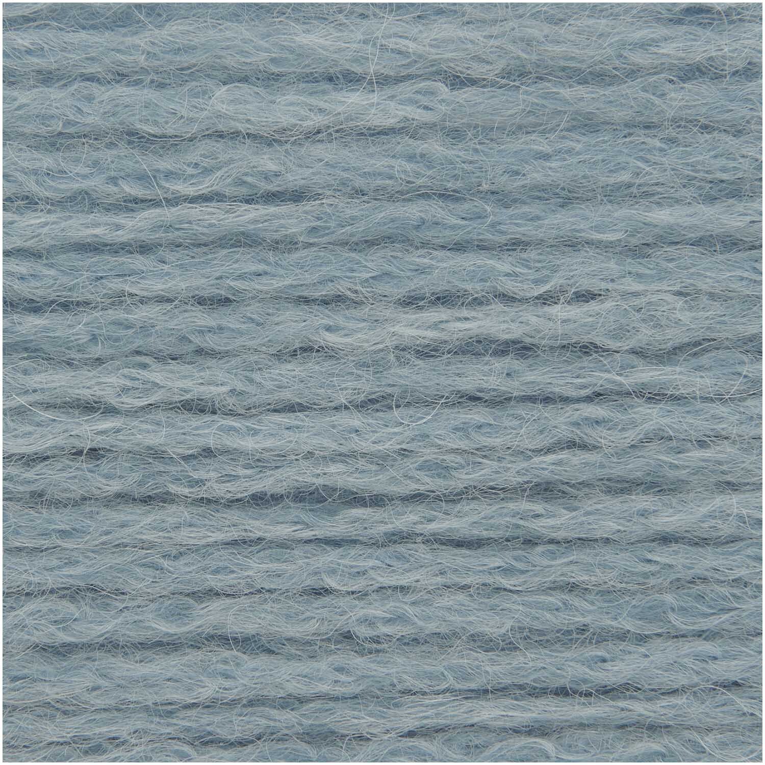 Rico Luxury Alpaca Superfine aran, hellblaues Garn von Rico Design, 50g, 140m, weiche Textur.