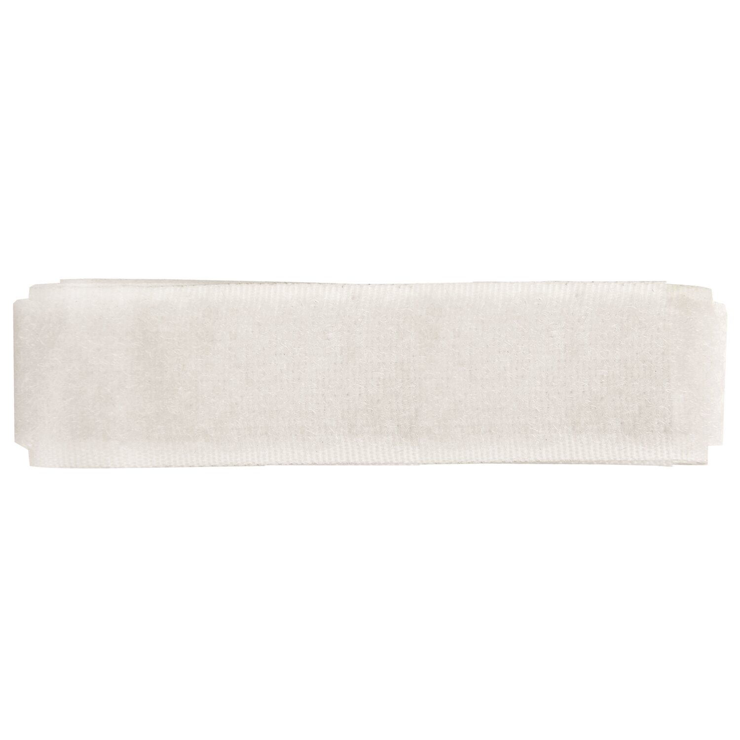 Klettband selbstklebend weiß 50cm von Rico Design, flaches Band aufgerollt, ideal für Bastelarbeiten, Textilverschlüsse und kreative DIY-Projekte