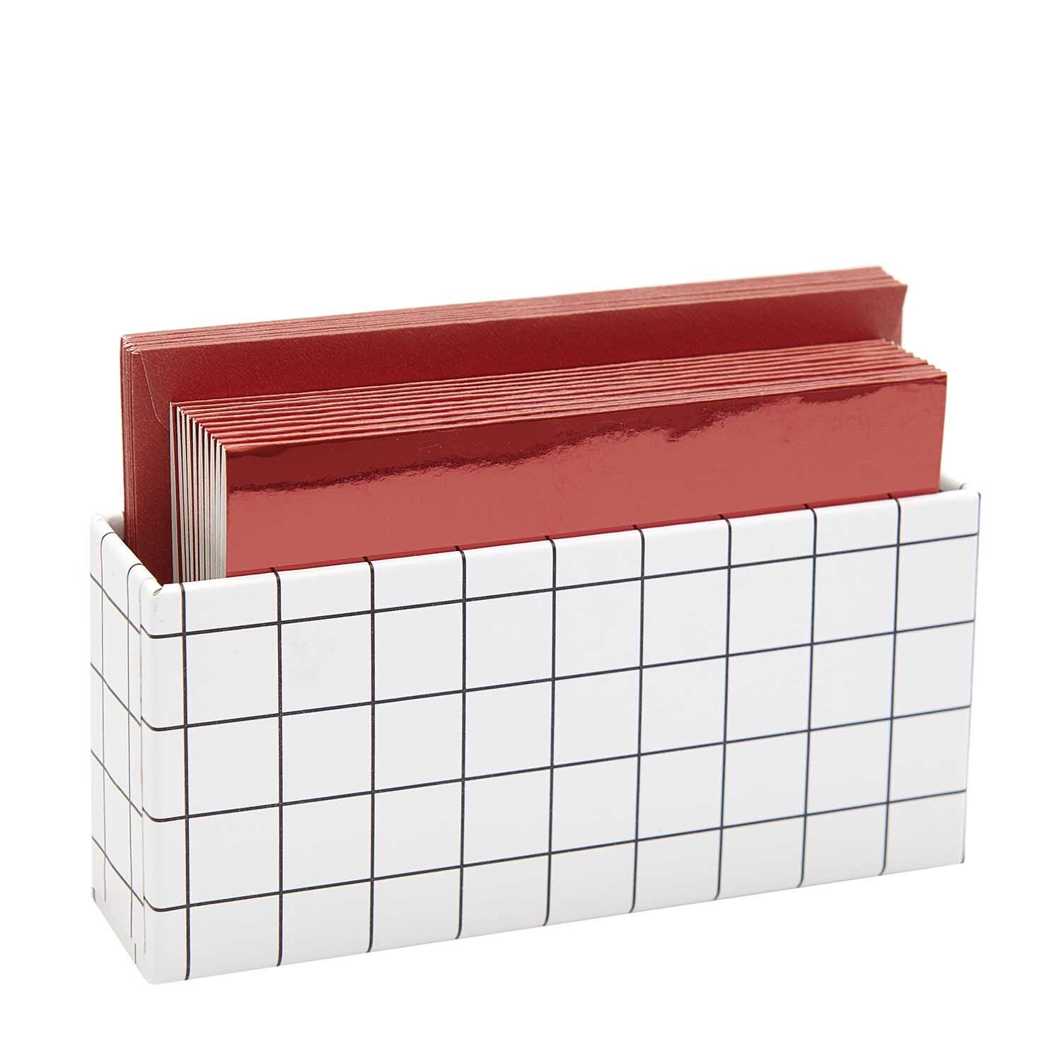 Paper Poetry Kartenset Spiegelkarton rot A7/C7 20-teilig von Rico Design