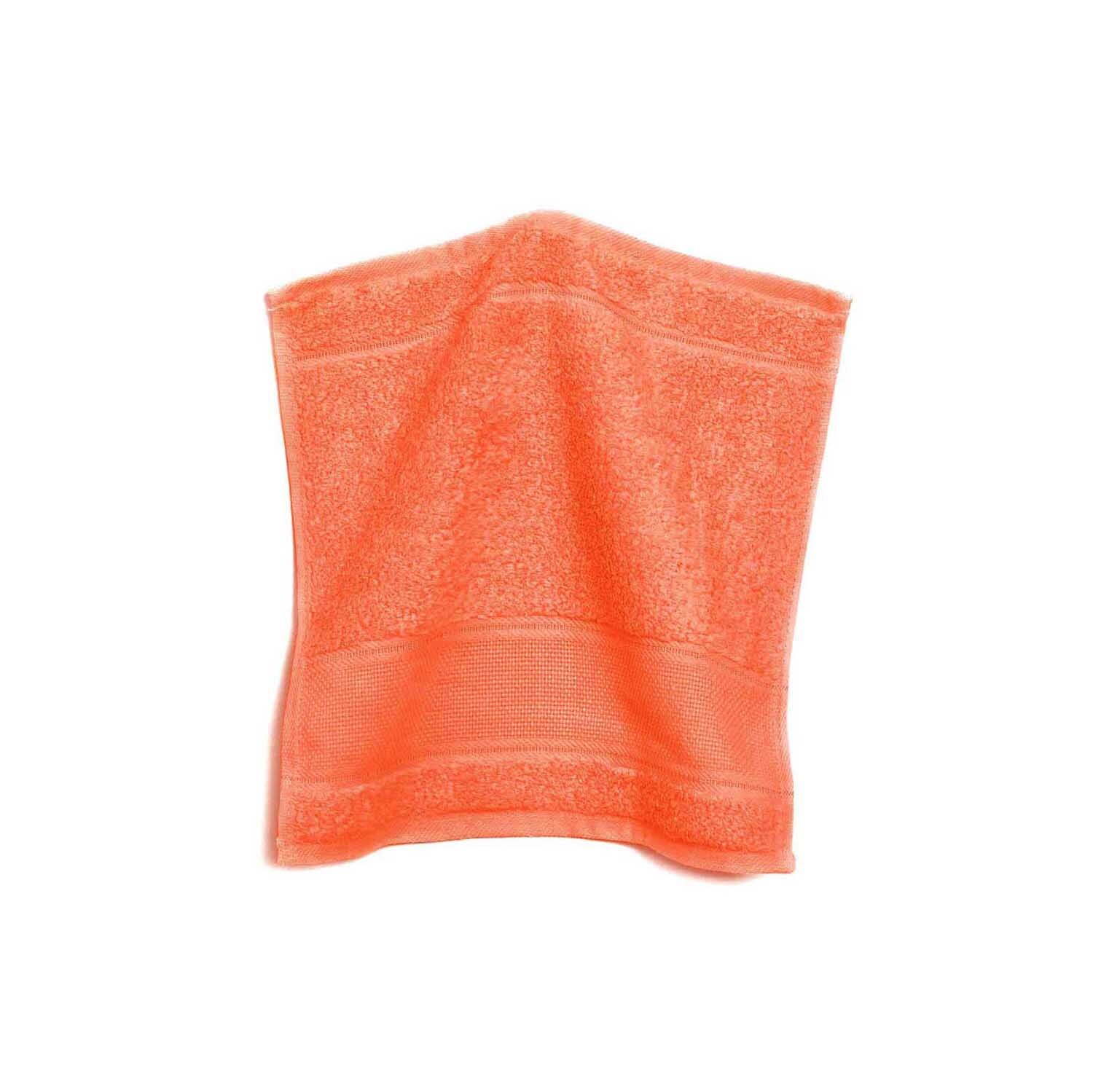 Waschlappen 30x30cm in Lachs von Rico Design, aus weichem Material, ideal für sanfte Reinigung.