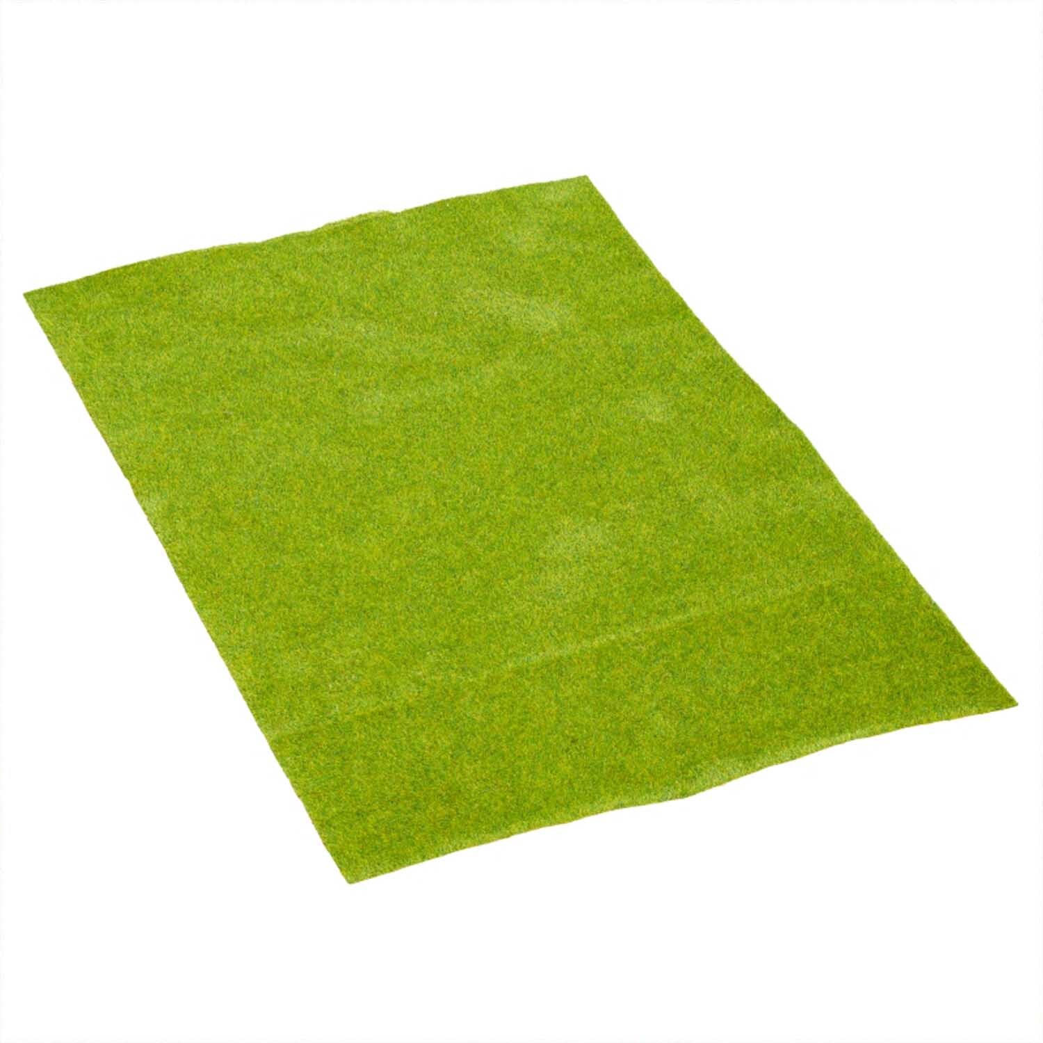 Matte Rasen-Optik 20x30cm von HobbyFun in lebhaftem Grün, ideal für kreative Bastelprojekte.