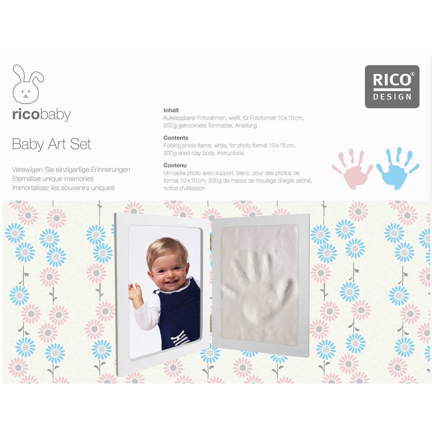 Handabdruckrahmenset BabyArt von Rico Design