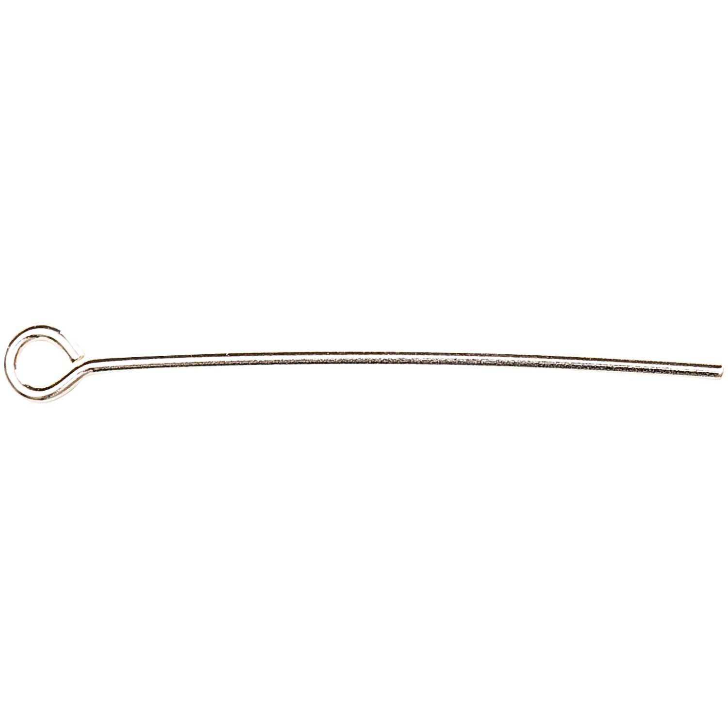 Kettelstifte 30mm 925er Silber, ideal für Schmuckherstellung, von Rico Design, 6 Stück im Set.