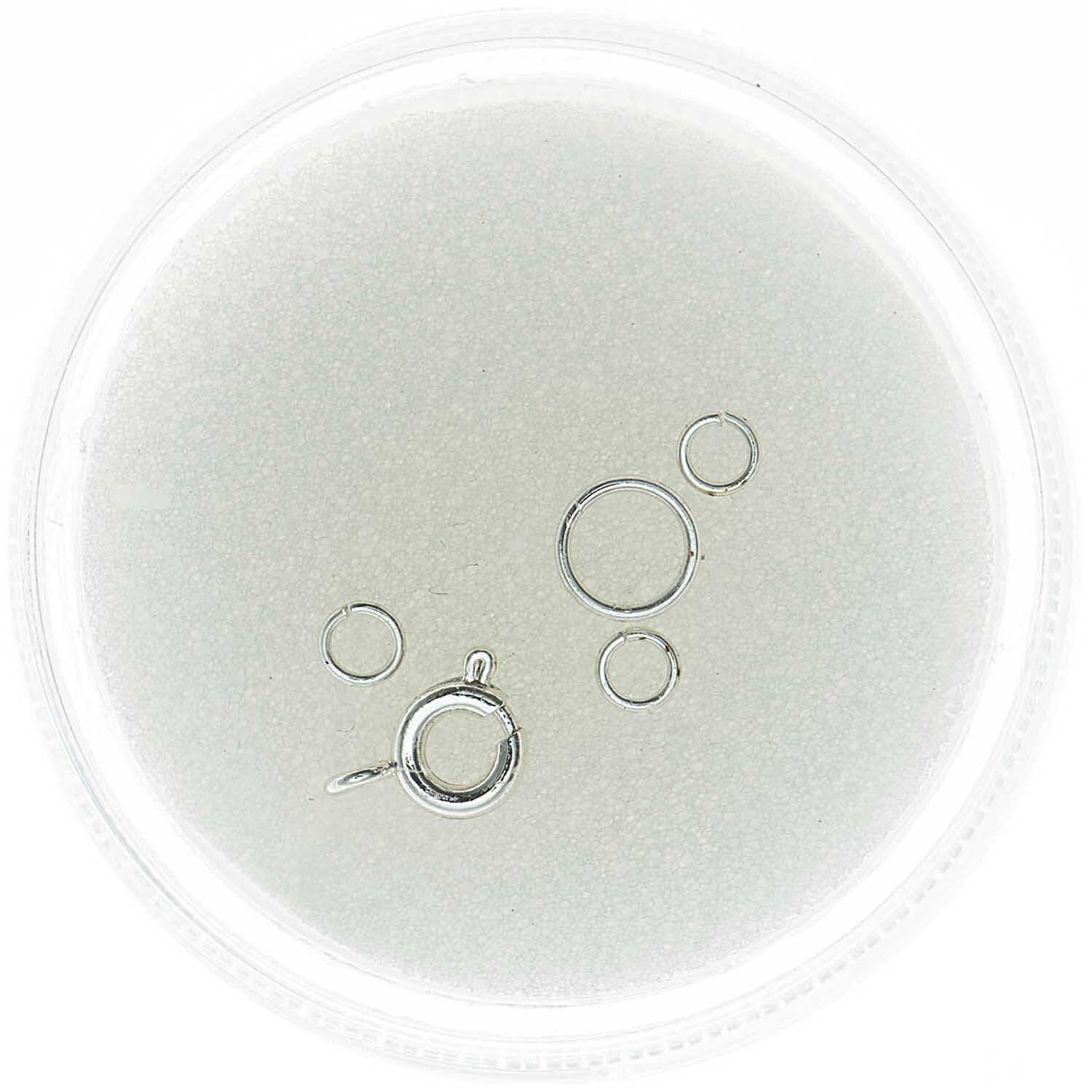 Federring Set silber 5-teilig von Rico Design