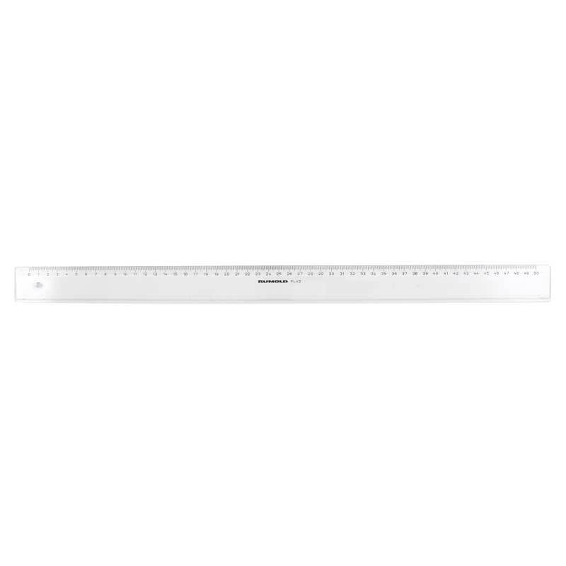 Schullineal transparent 50cm von RUMOLD & ECOBRA