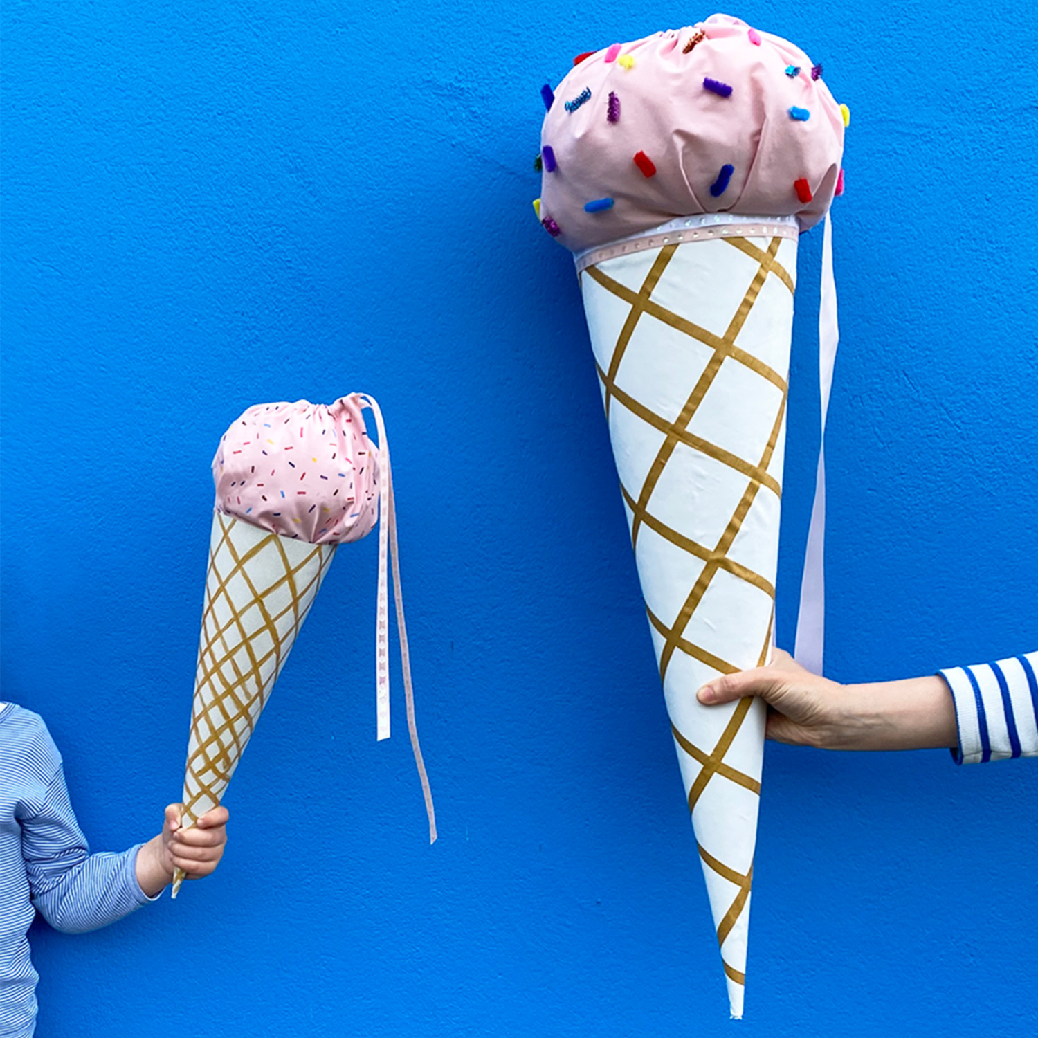 Nähanleitung Eis-Schultüten von idee. Creativmarkt 