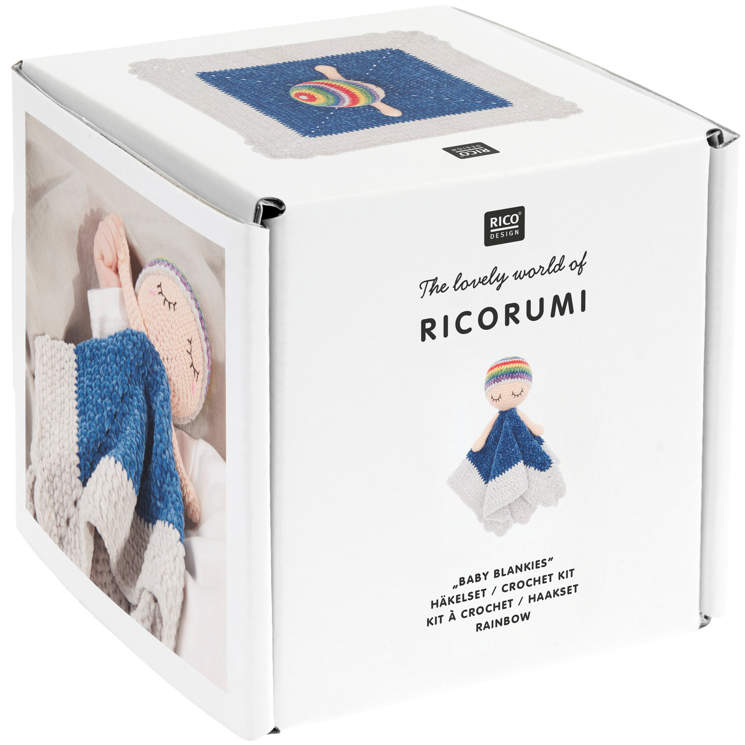 Häkelset Ricorumi Baby Blankies Rainbow von Rico Design