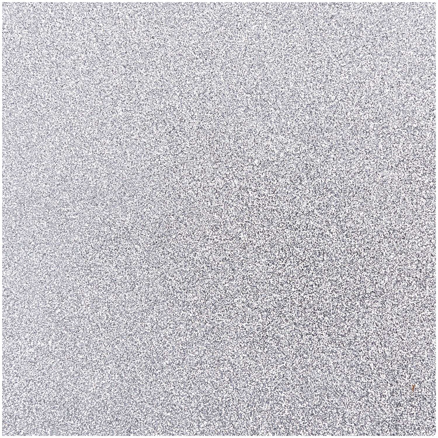 Bügelbogen für eigene Motive in silbernem Glitzer von Rico Design, ideal für kreative Projekte.