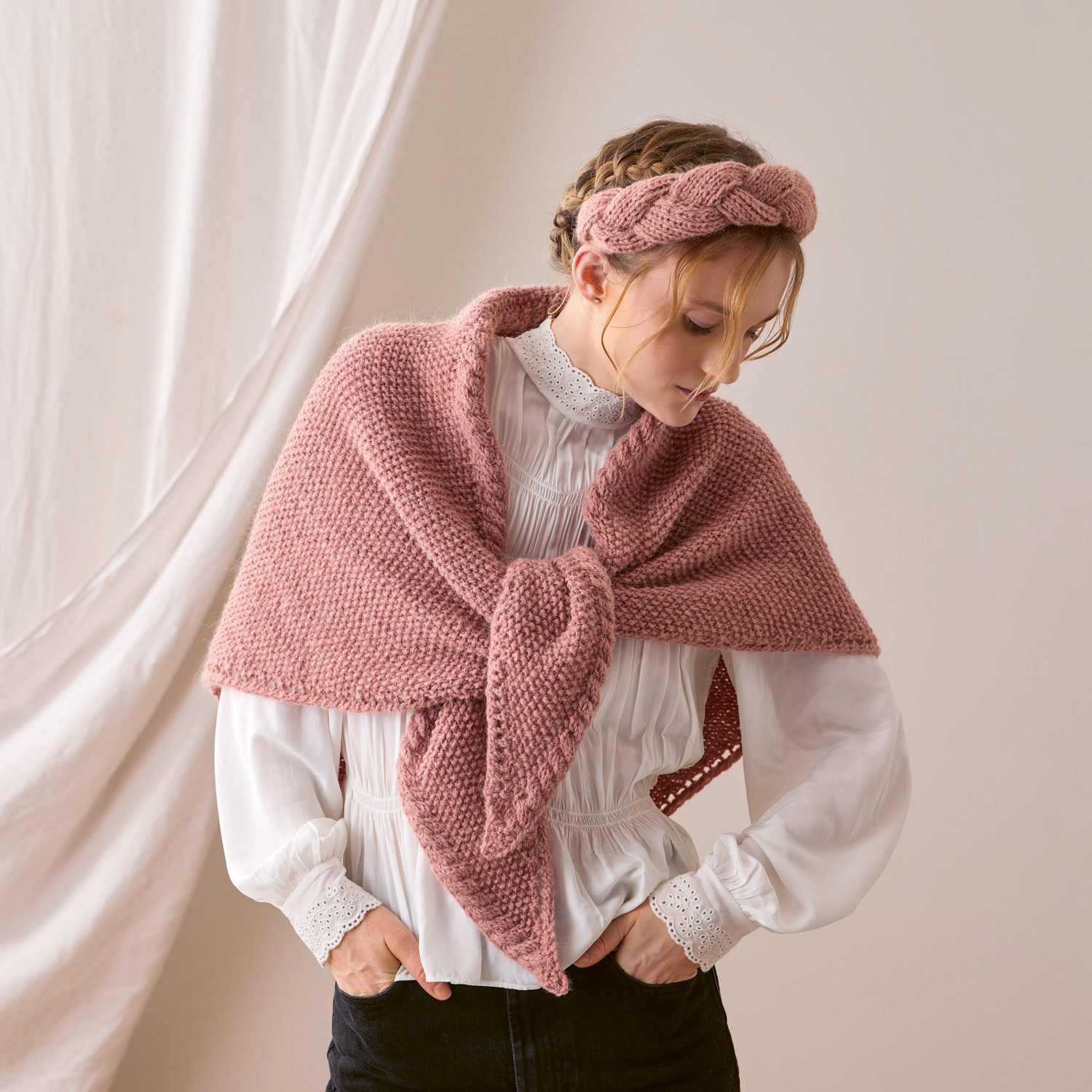 Strickset Haarreifen Modell 12a aus Trachtenbuch I mog di von Rico Design