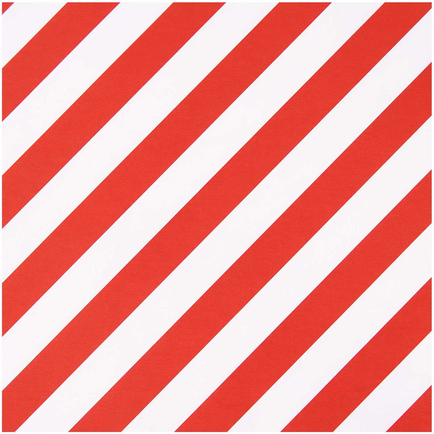 Paper Poetry Geschenkpapier mit diagonalen Streifen in Rot-Weiß von Rico Design, ideal für festliche Anlässe.
