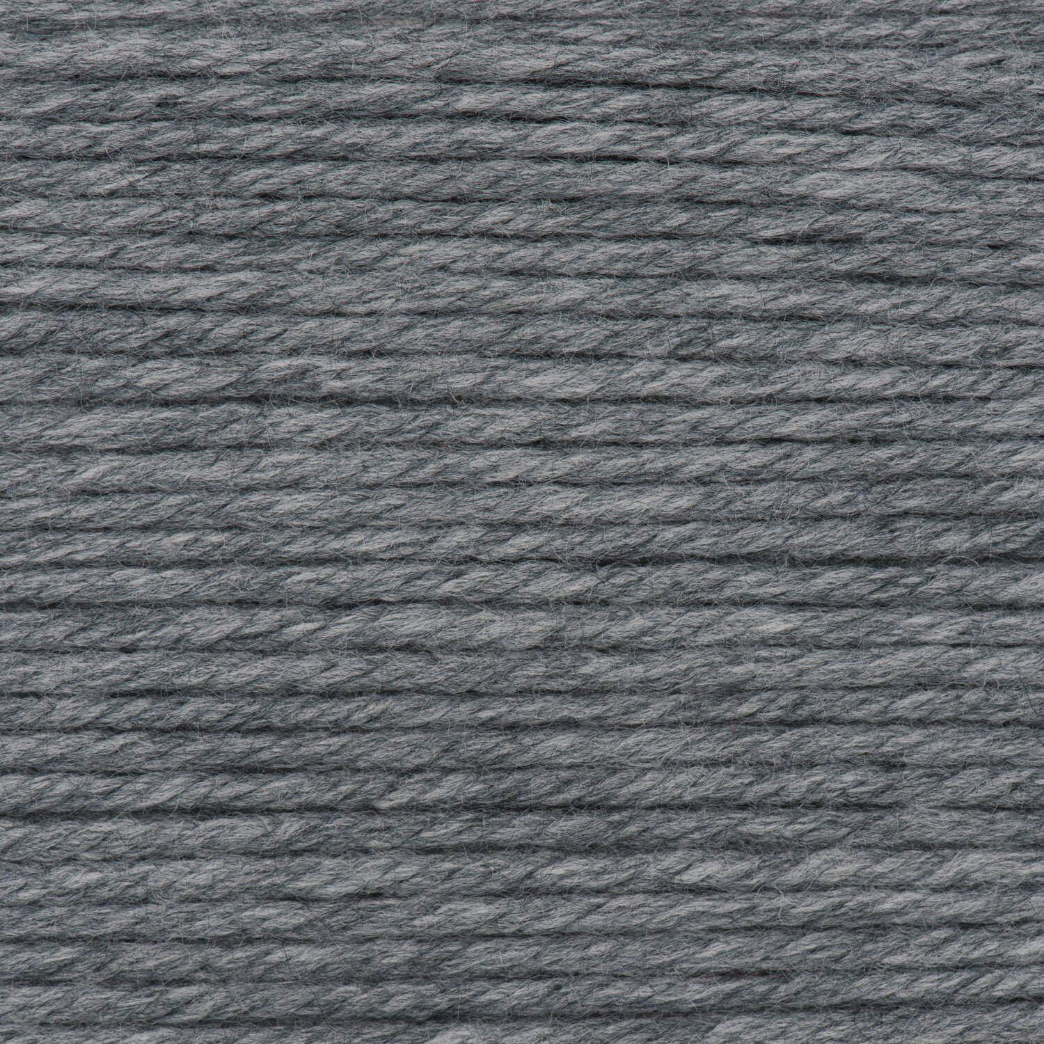Essentials Mega Wool chunky, Rico Design, 100g 115m, dicht verzwirnte Wolle in mittlerem Grauton, ideal für warme, strukturierte Strickprojekte