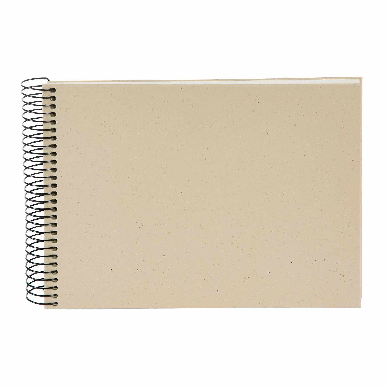 Spiralalbum 24x17cm naturLiebe 40 weiße Seiten Farbe Braun von Goldbuch Georg Brückner 