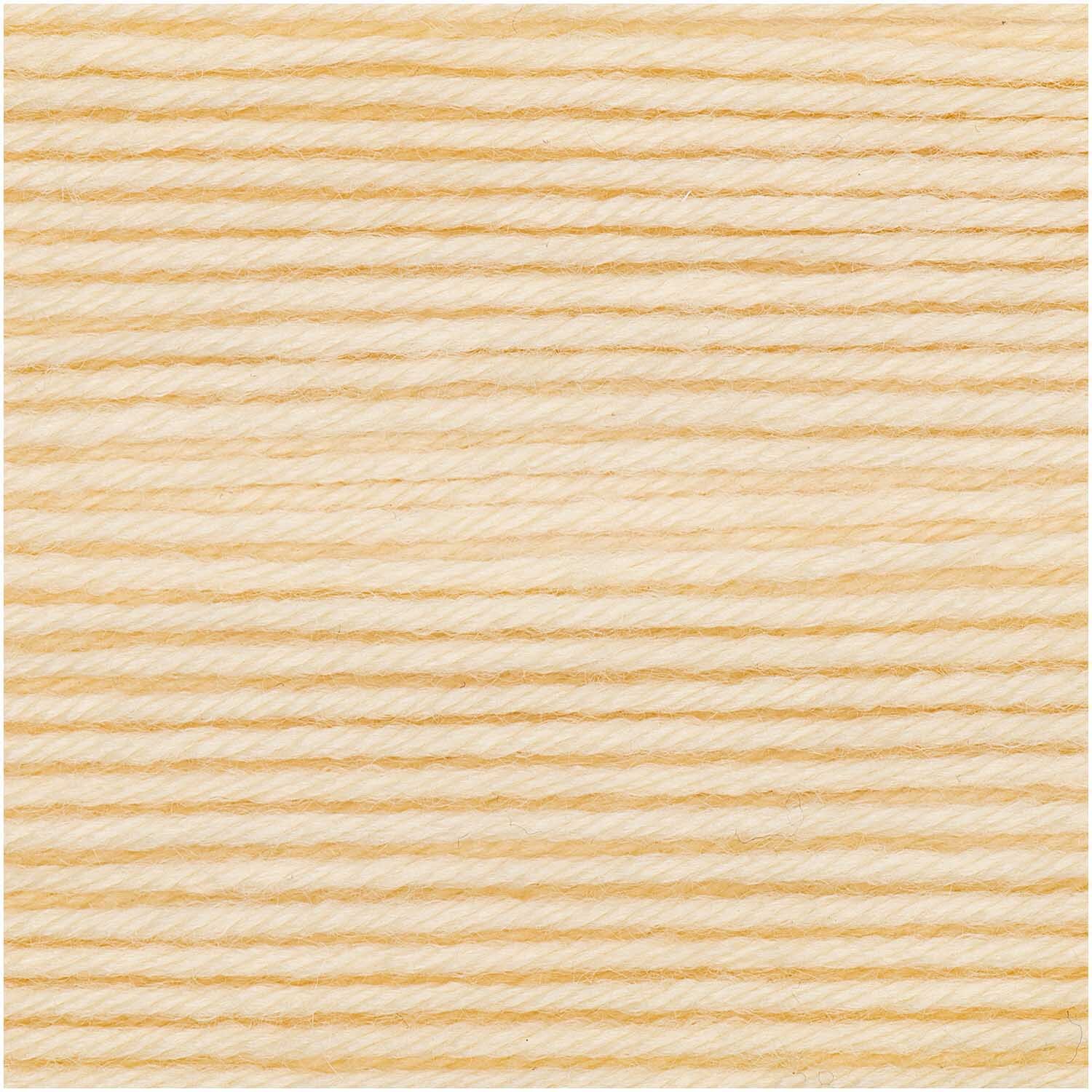 Rico Baby Dream dk uni - A Luxury Touch: Weiches cremefarbenes Garn von Rico Design, ideal für Babyprojekte, 50g Knäuel mit 115m Länge.