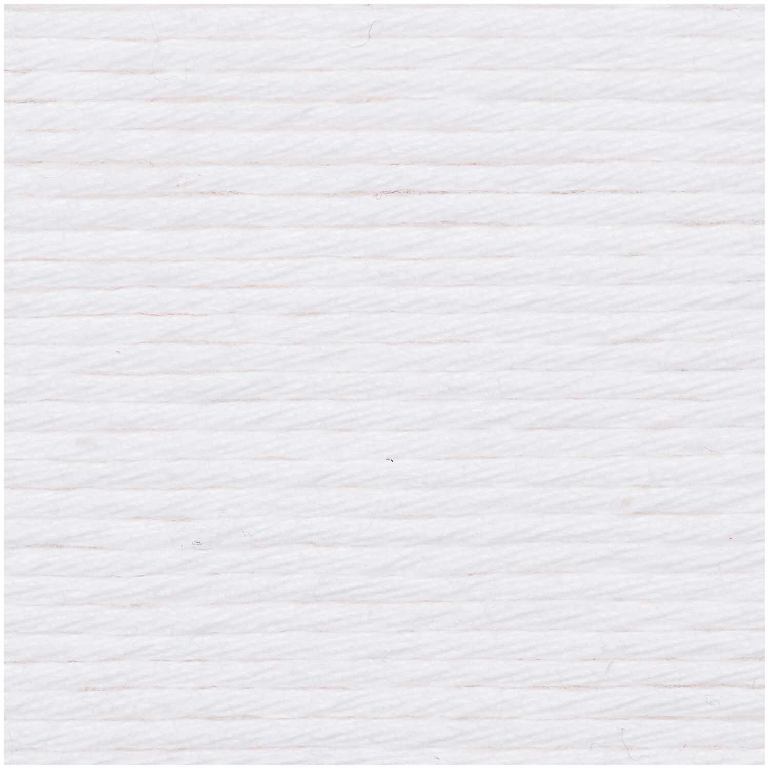 Creative Cotton aran 50g 85m Farbe Weiß von Rico Design