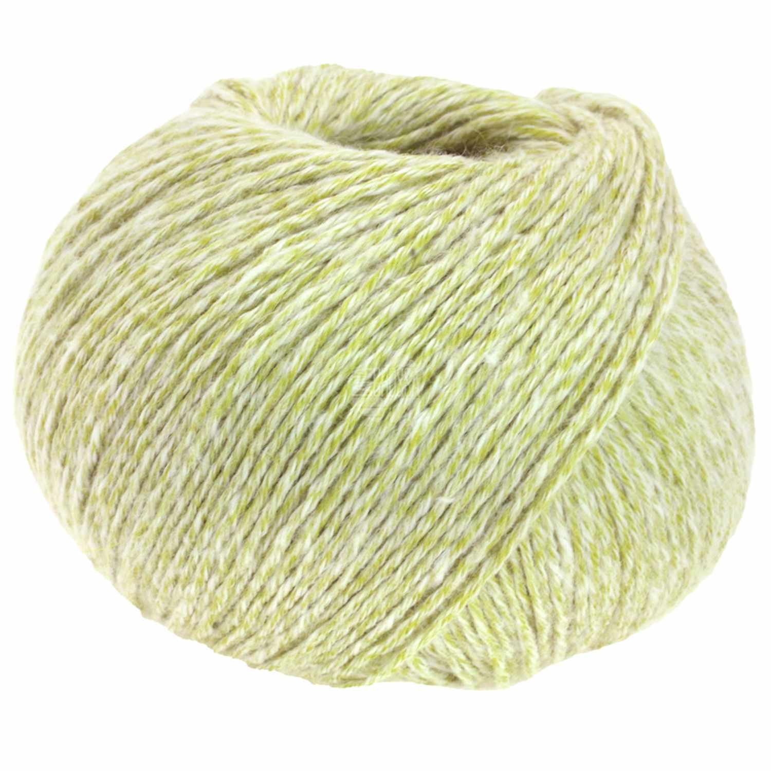 Cara, ein weiches Garn von Lana Grossa in Limette, 50g 120m, ideal für Strickprojekte.