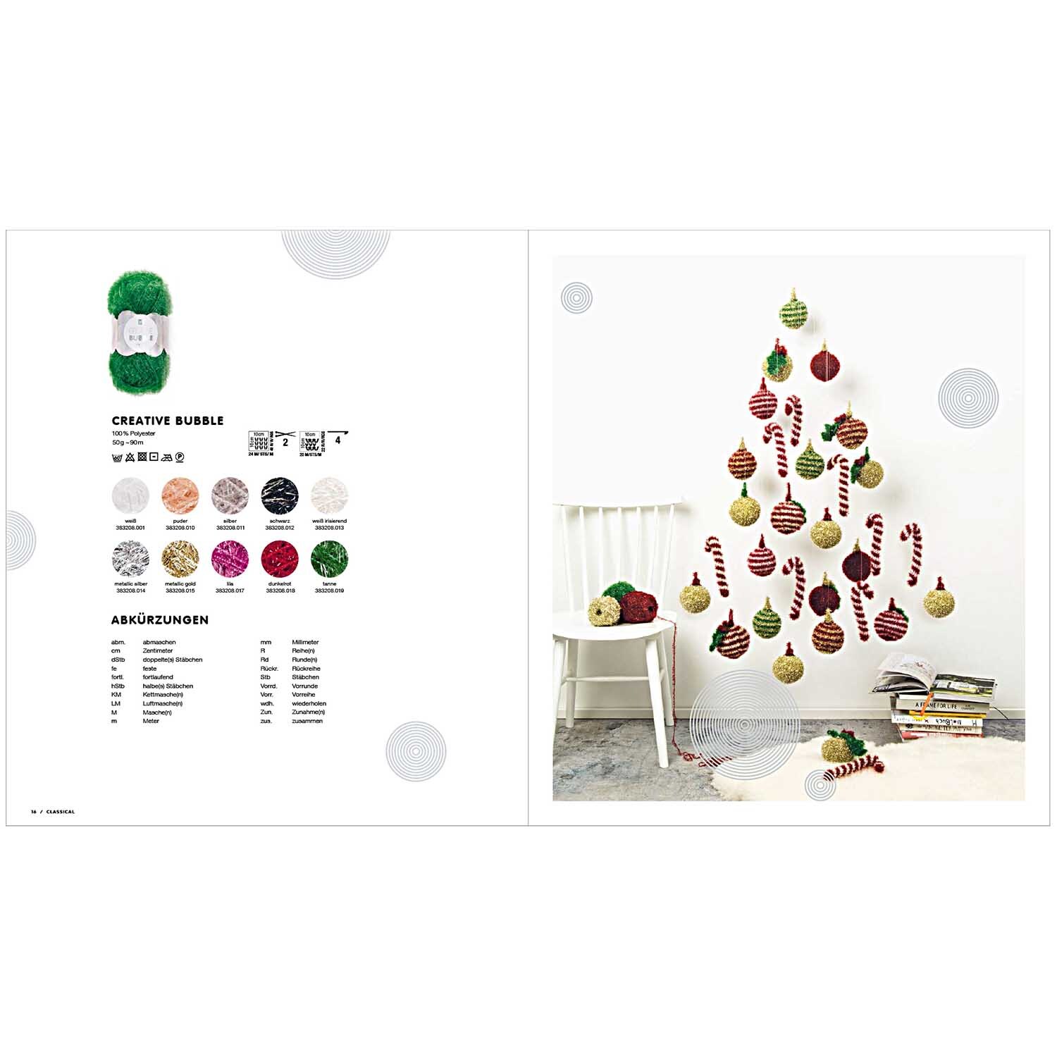 Creative Bubble - Classical X-MAS deutsch von Rico Design