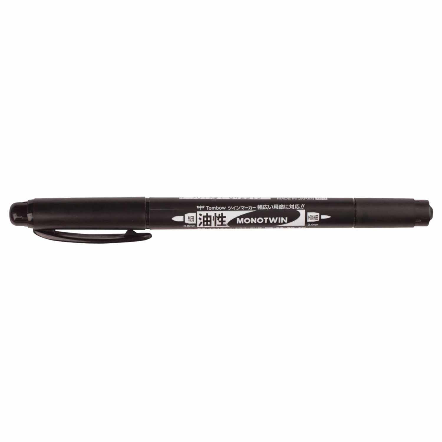 Fineliner MONO twin von Tombow in Schwarz, ideal für präzises Zeichnen und Skizzieren.
