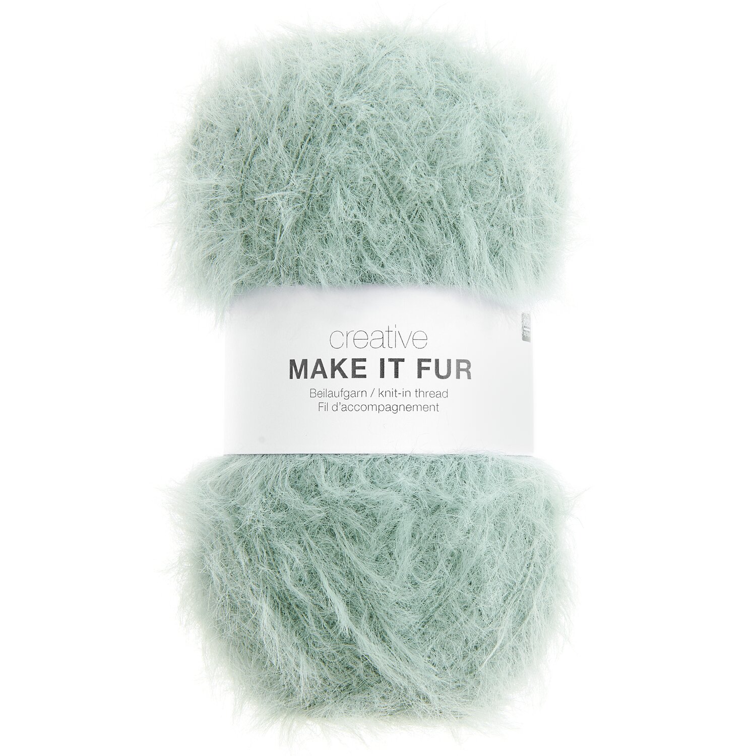 Creative Make It Fur: Flauschiges Strickgarn in Patina, 50g, 350m, ideal für kreative Projekte.