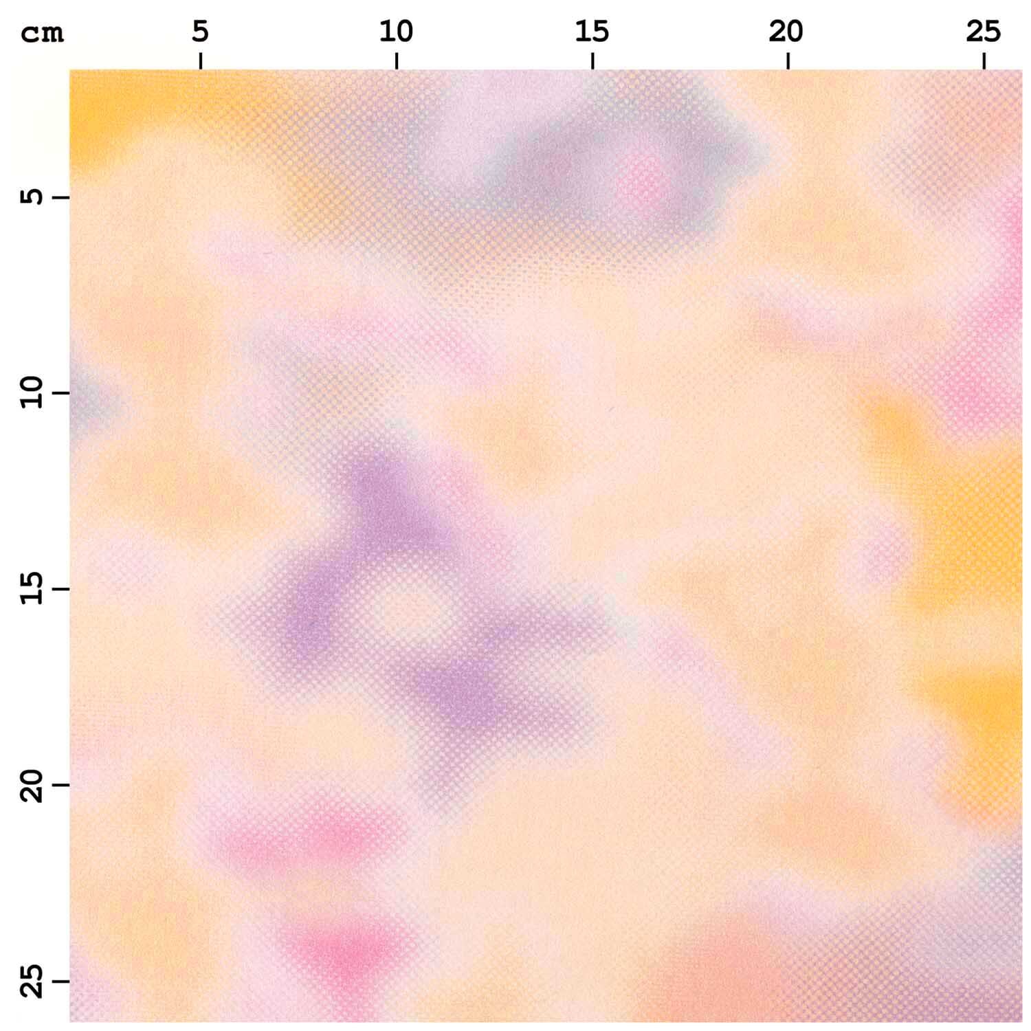 Stoffabschnitt Druckstoff Blurry Camouflage in sanften Vanilletönen mit verschwommenem Muster von Rico Design.