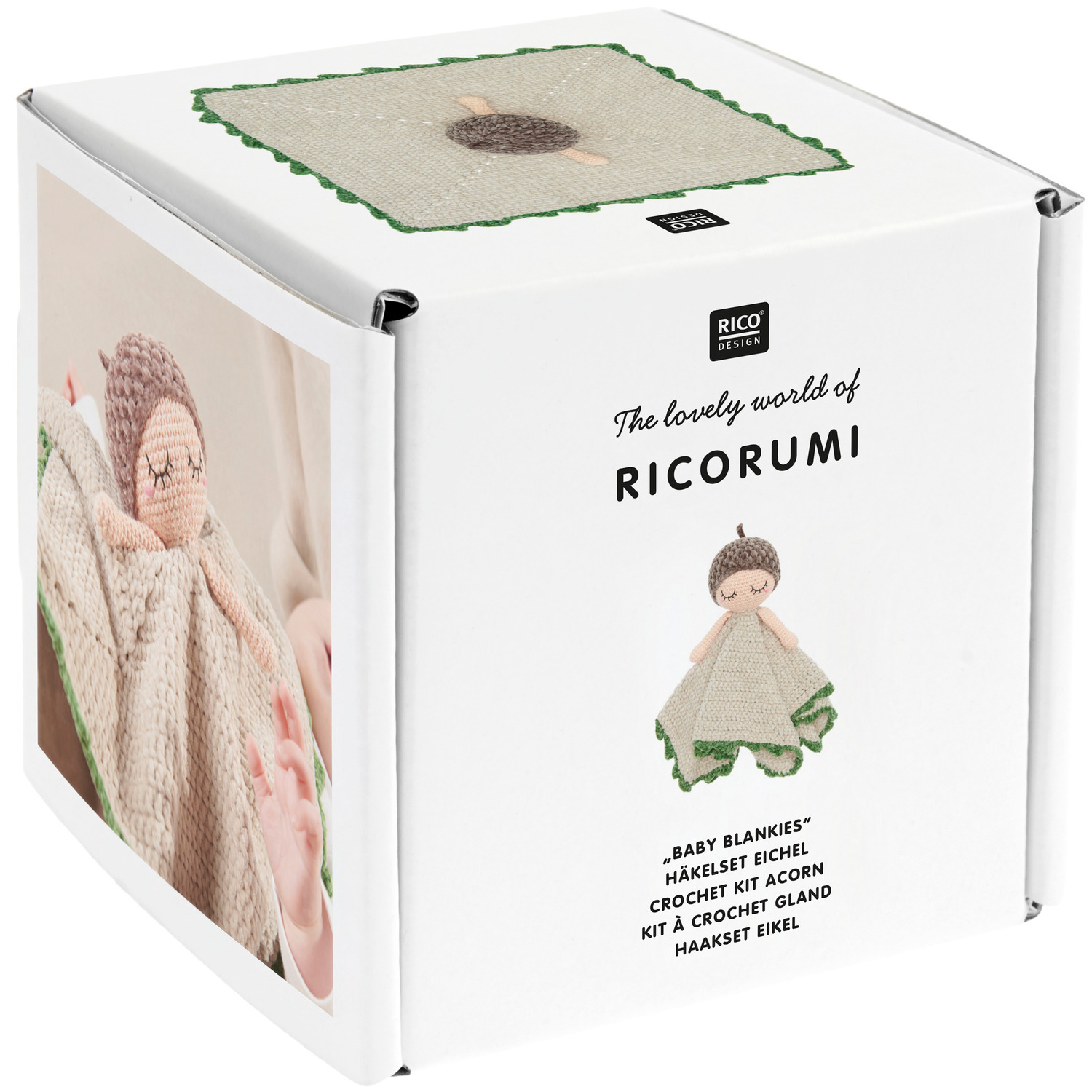 Häkelset Ricorumi Baby Blankies Eichel von Rico Design