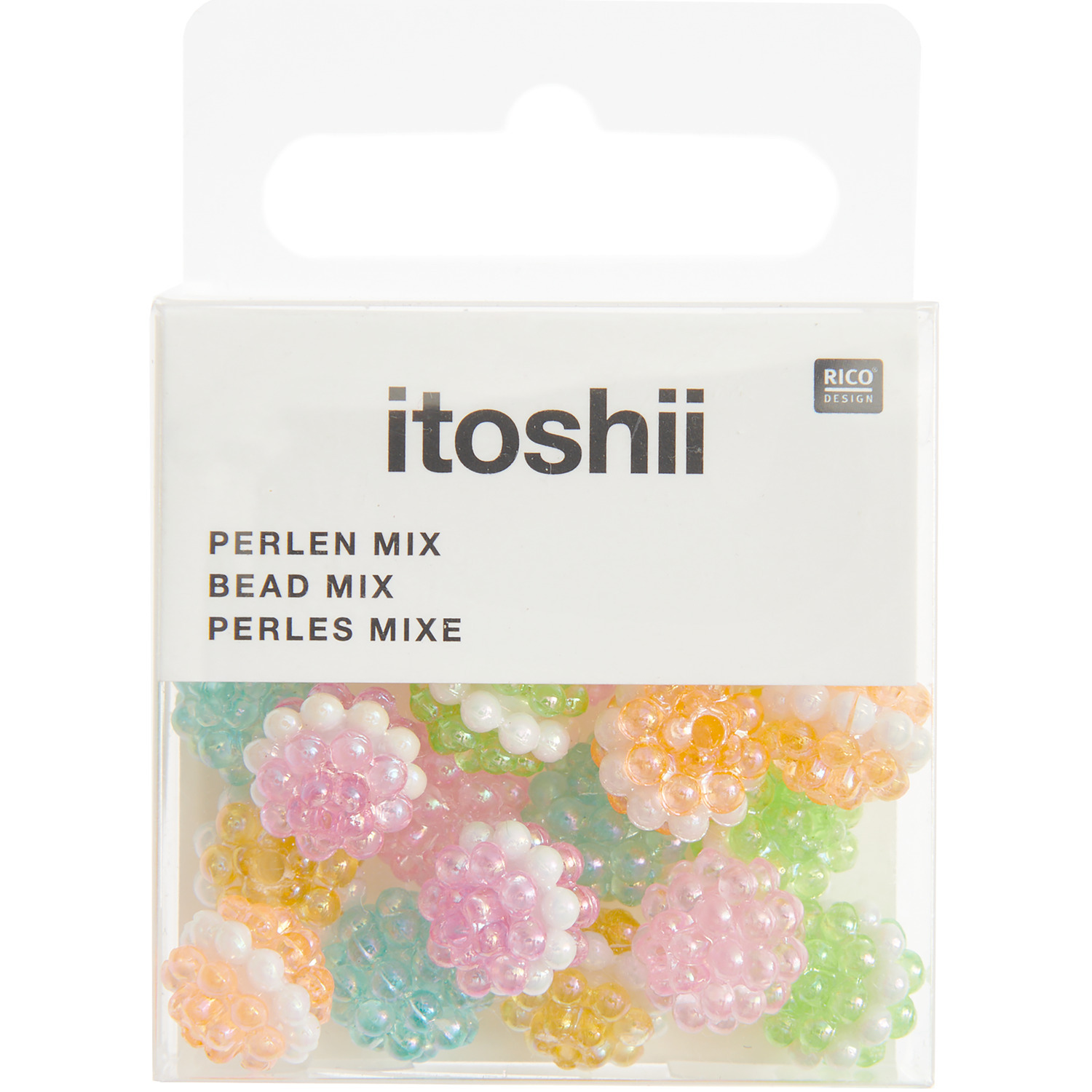 itoshii Perlen Bundle pastell 10mm 20 Stück von Rico Design