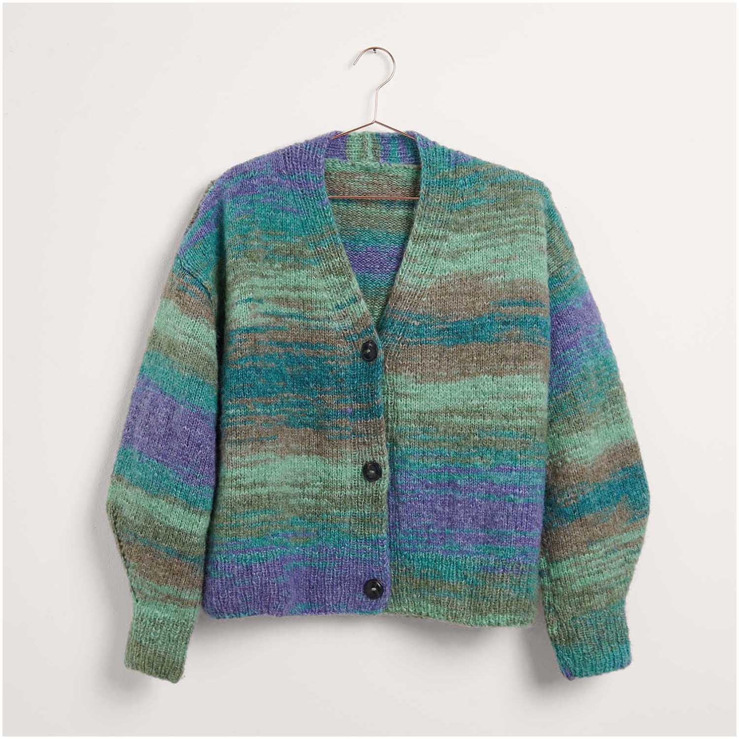 Gestrickte Jacke: Modell 19 aus dem Heft Creative Painted Power Special