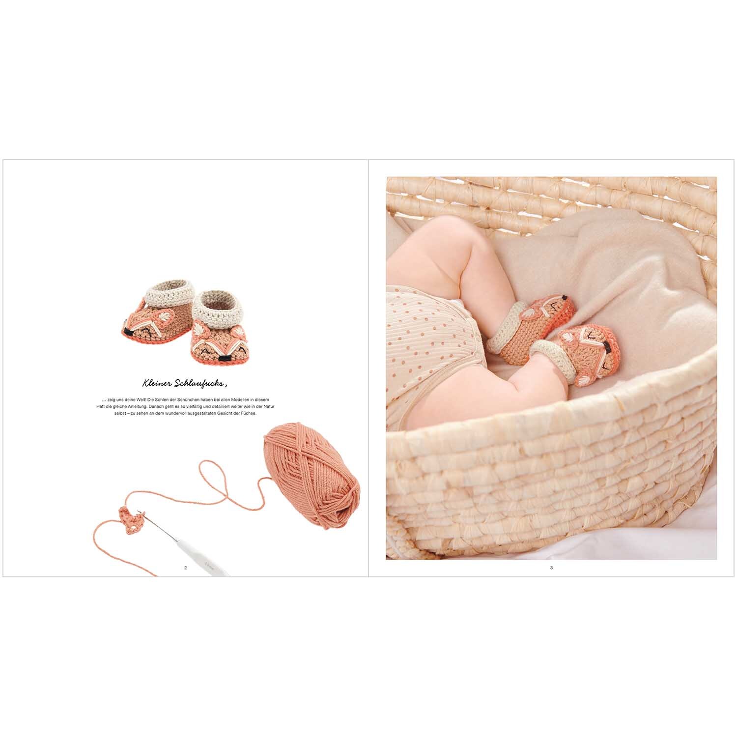 Ricorumi Baby Booties Sprachauswahl deutsch von Rico Design