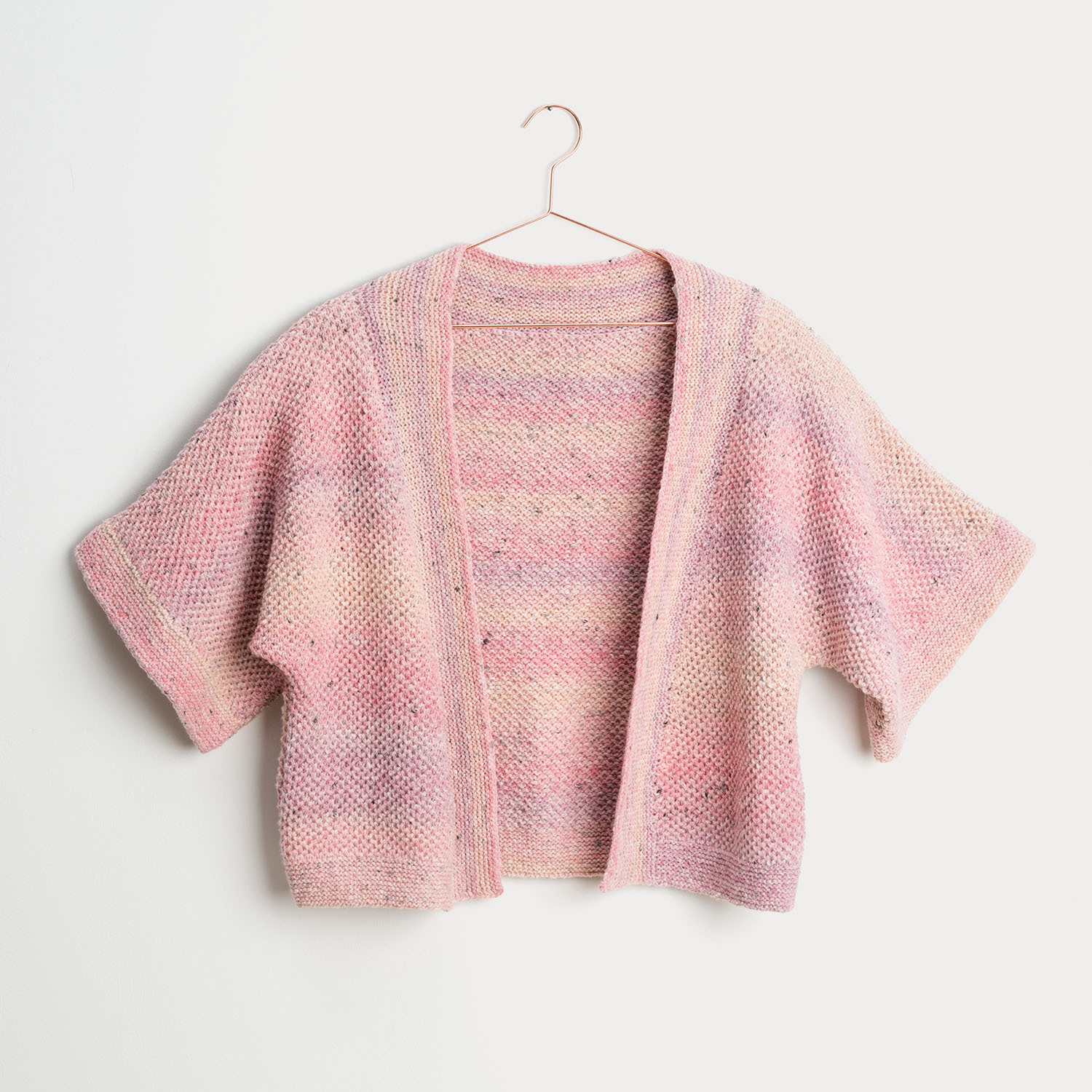 Strickanleitung Perlpatent-Jacke aus Fashion Cotton Light & Long Tweed dk von idee. Creativmarkt