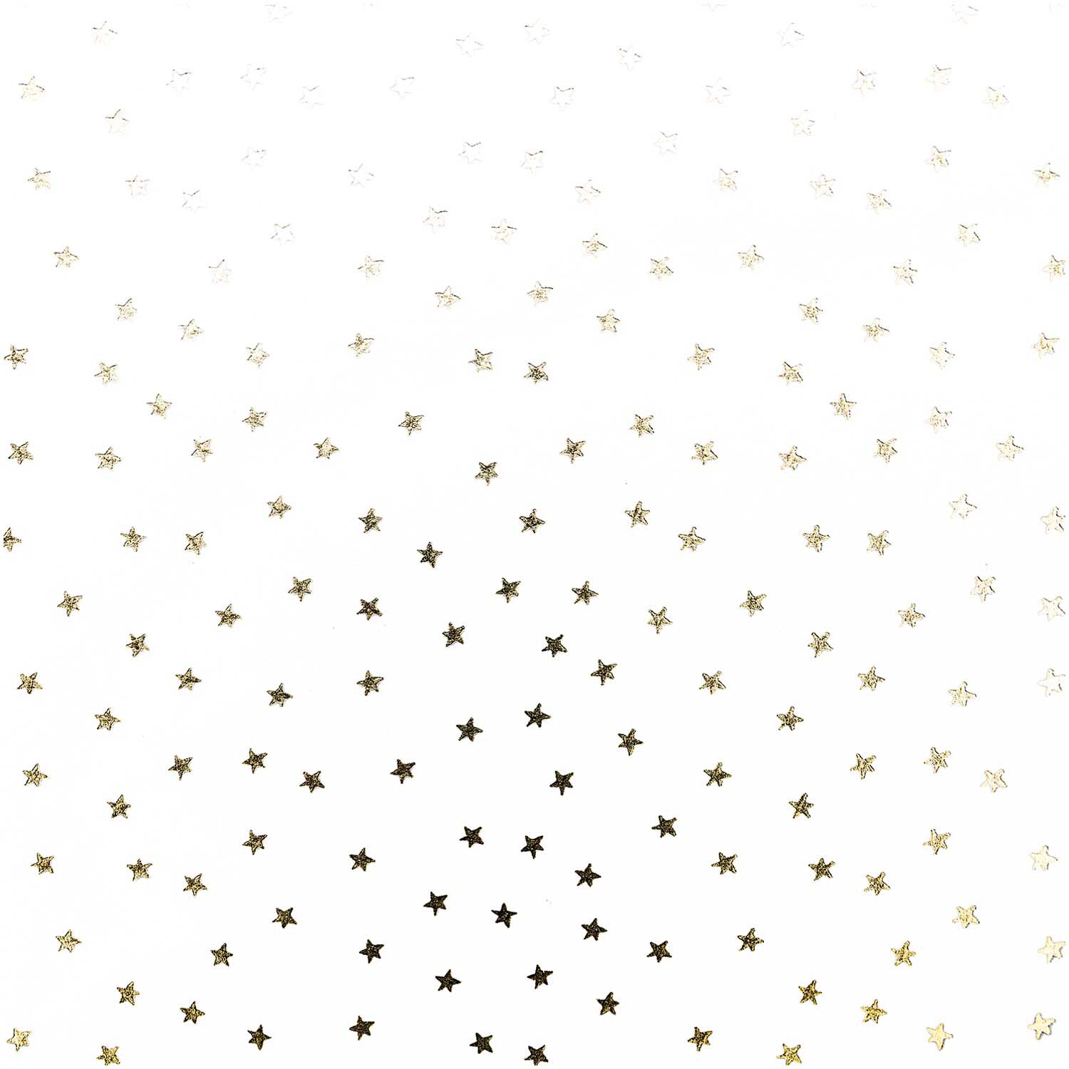 Paper Poetry Transparentpapierblock Sterne gold 21x29,5cm 12 Blatt von Rico Design