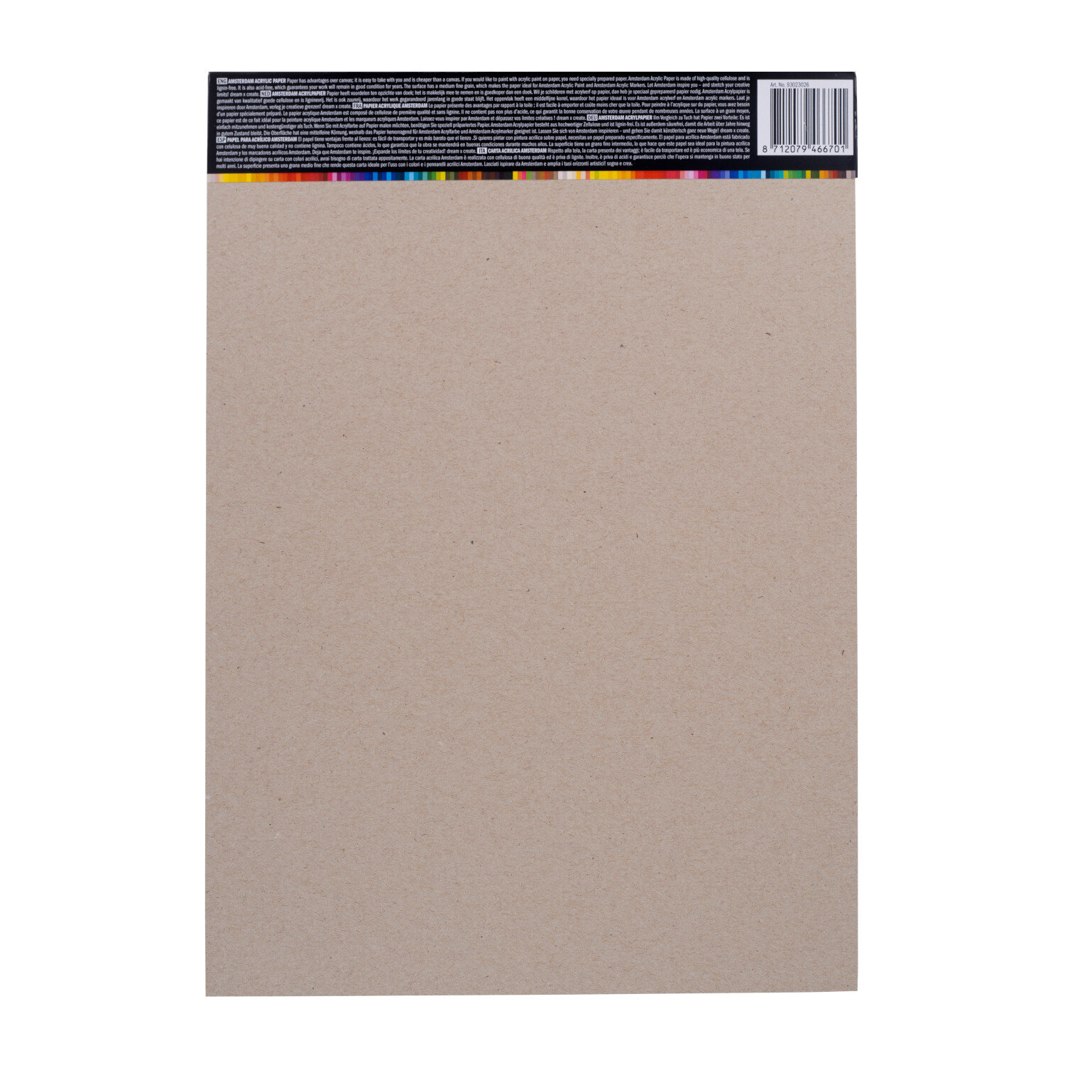 Acrylpapierblock DIN A4 20 Blatt 350g von Royal Talens