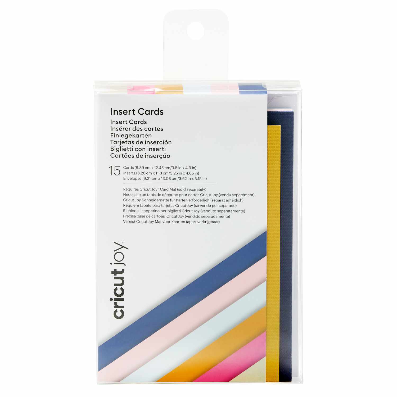 Joy Insert Card Kartenset Sensei 8,9x12,4cm 15 Stück, bunte Karten in Verpackung, Marke Cricut.