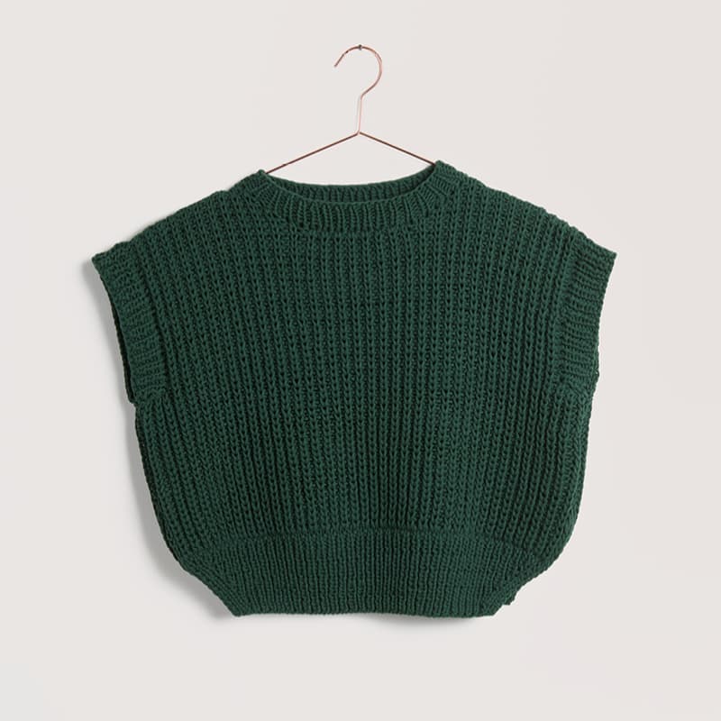 Gestrickter Pullunder: Modell 23 aus dem Heft Lovewool No. 22