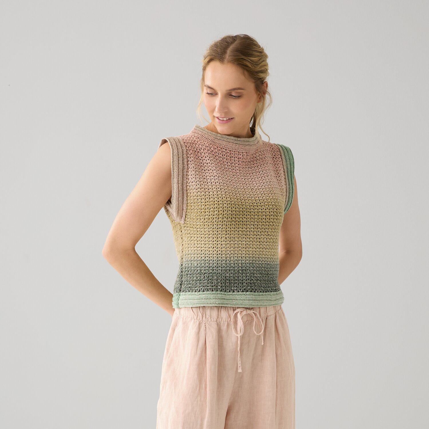 Häkelset Top Modell 09 aus Die Neue Masche No. 15 von idee. Creativmarkt