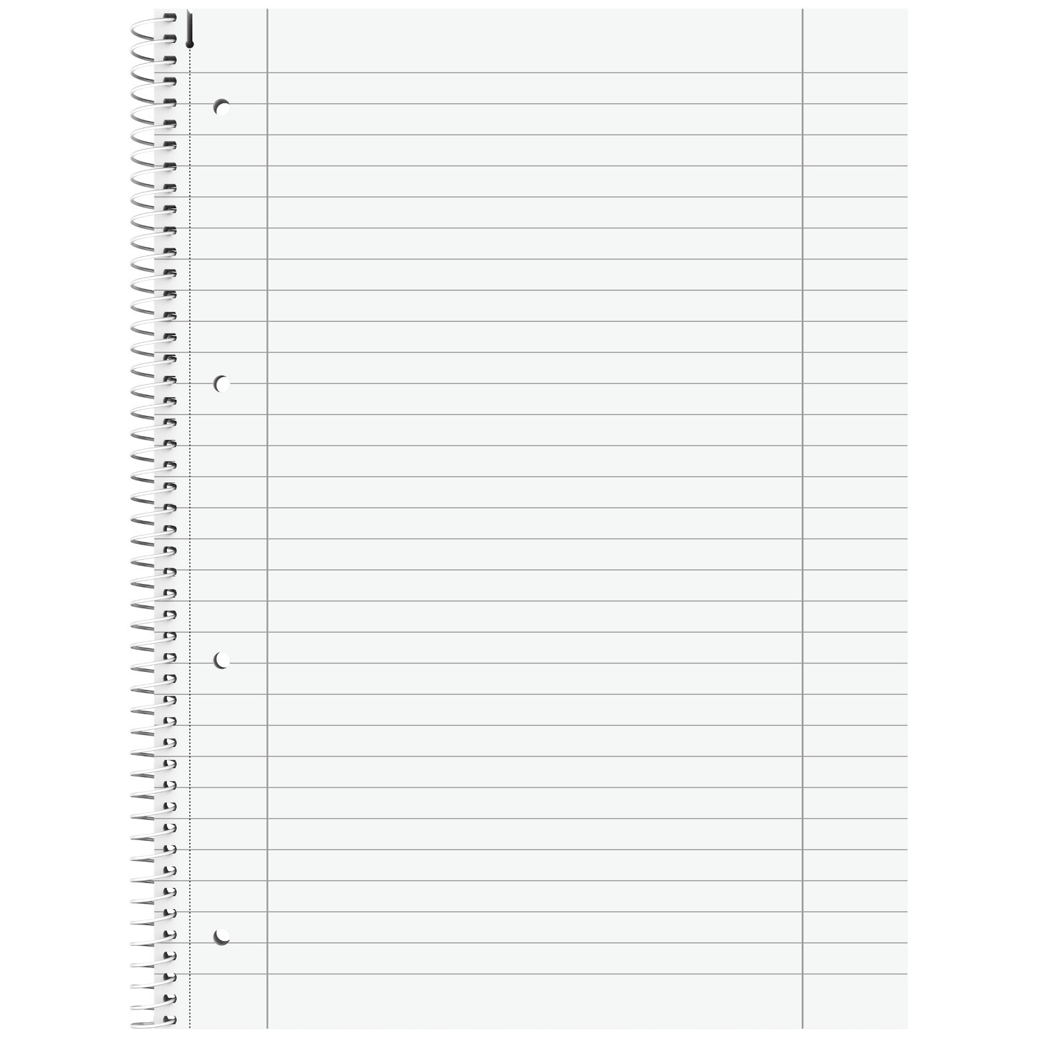 Collegeblock Premium Student liniert Weiß 80 Blatt A4 von Baier & Schneider 