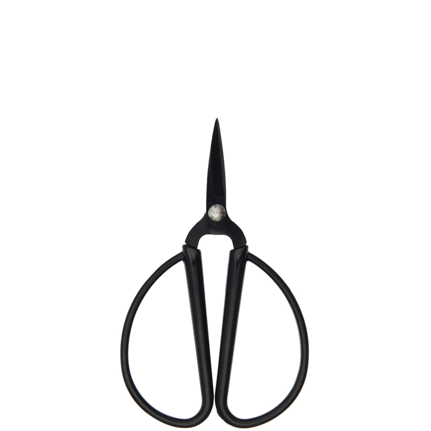 Handarbeitsschere von Rico Design, 8,5cm. Schwarze Schere mit ergonomischen Griffen für präzises Schneiden. Ideal für Handarbeiten.