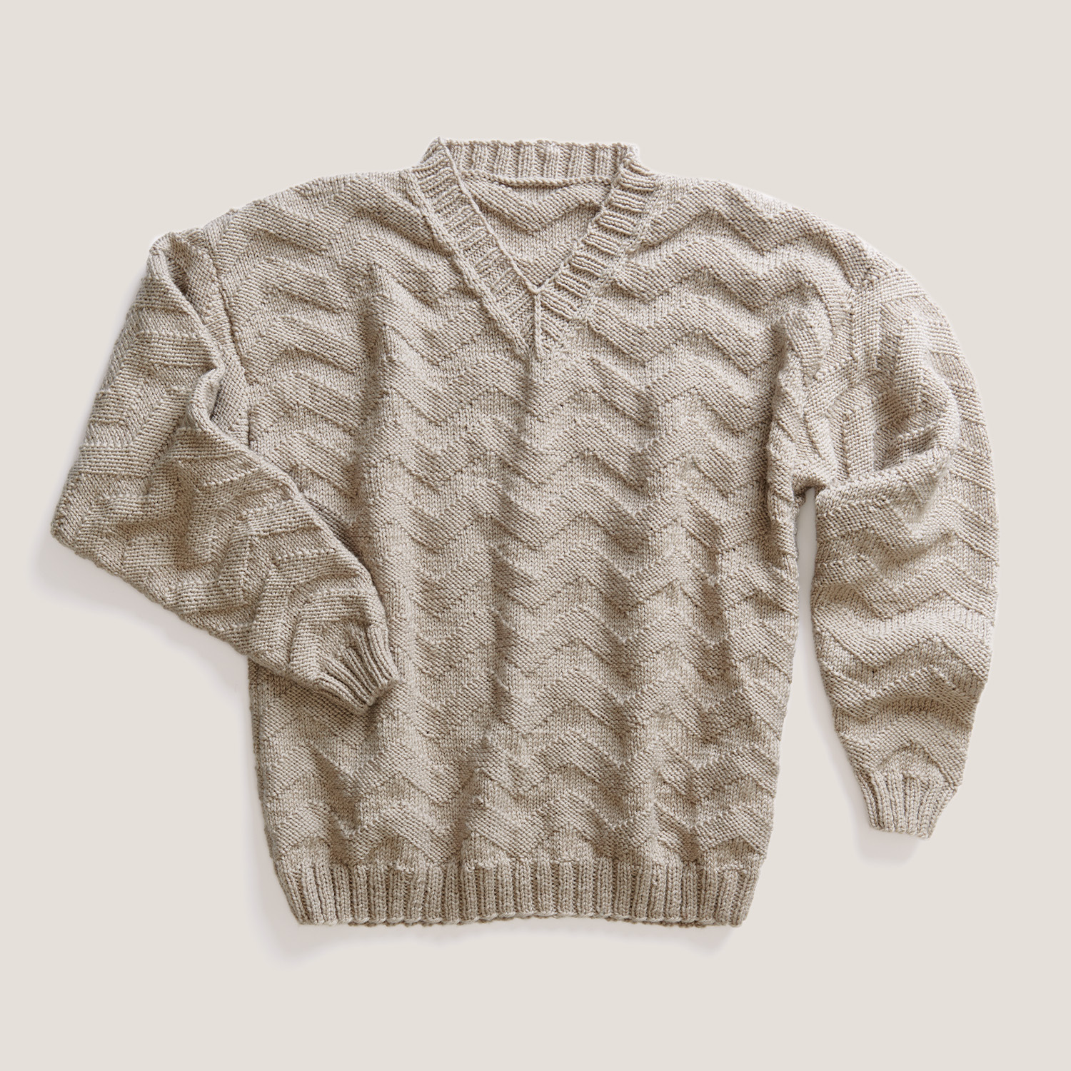 Strickanleitung Pullover aus Essentials Soft Merino aran von Rico Design
