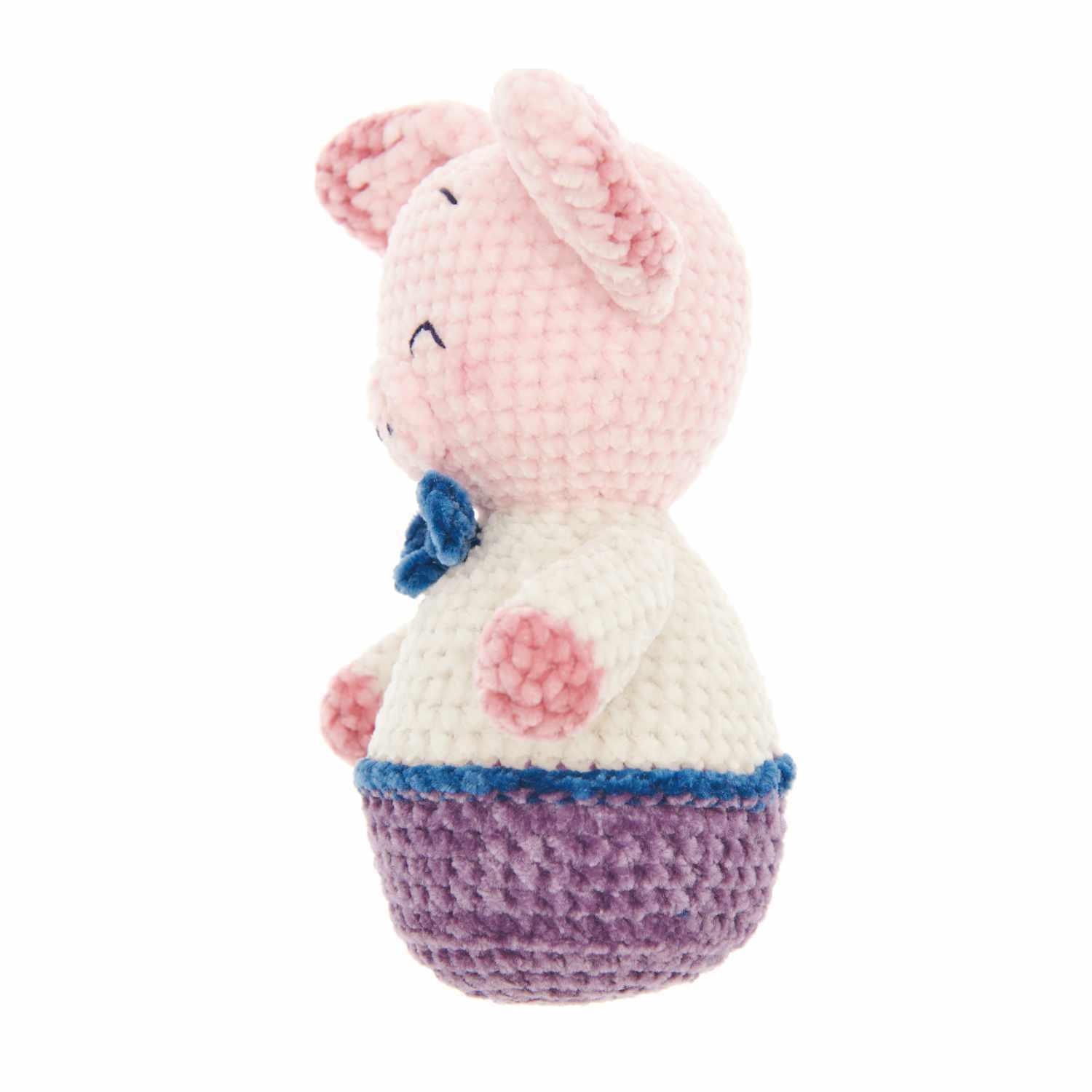 Häkelset Mama Schweinchen und Pepe aus Ricorumi Mini Me von Rico Design